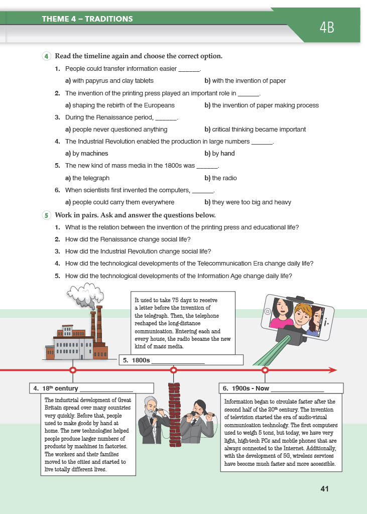 10. Sınıf Meb Yayınları Spice Up İngilizce Ders Kitabı Sayfa 41 Cevapları