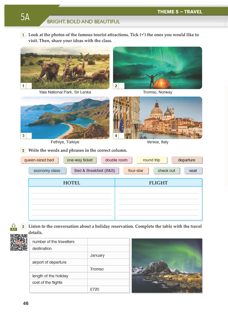 10. Sınıf Meb Yayınları Spice Up İngilizce Ders Kitabı Sayfa 46 Cevapları