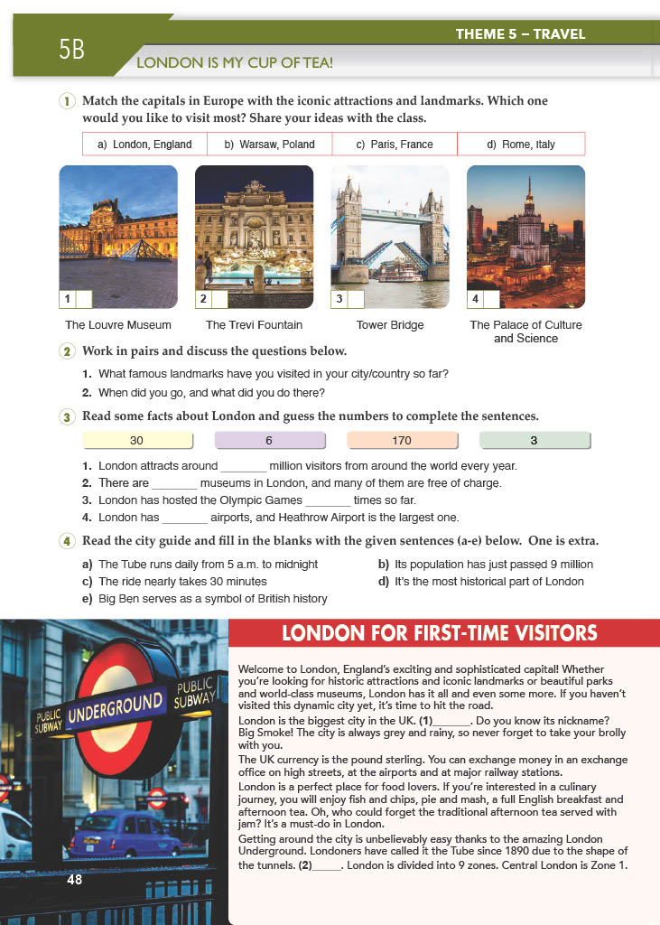 10. Sınıf Meb Yayınları Spice Up İngilizce Ders Kitabı Sayfa 48 Cevapları