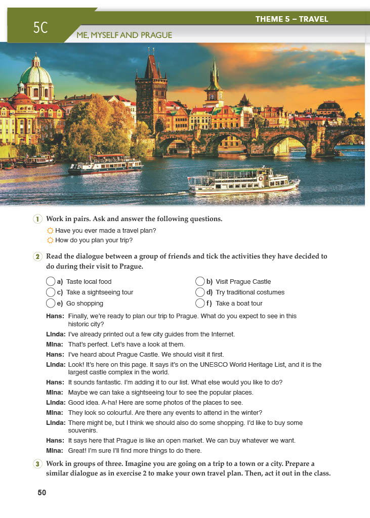 10. Sınıf Meb Yayınları Spice Up İngilizce Ders Kitabı Sayfa 50 Cevapları