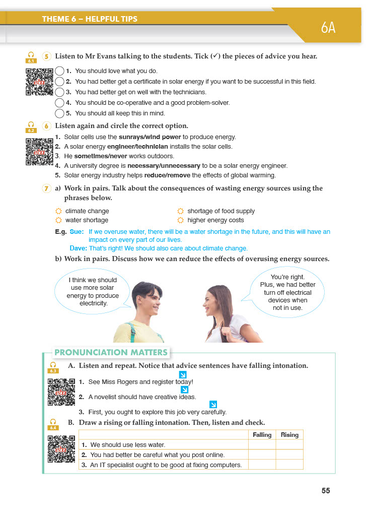 10. Sınıf Meb Yayınları Spice Up İngilizce Ders Kitabı Sayfa 55 Cevapları