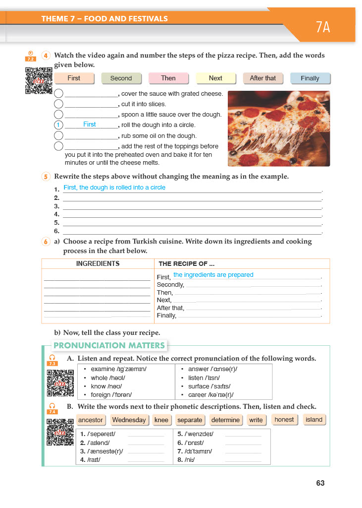 10. Sınıf Meb Yayınları Spice Up İngilizce Ders Kitabı Sayfa 63 Cevapları