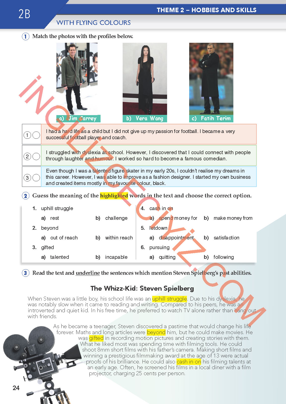 11. Sınıf Meb Yayınları Spice Up İngilizce Ders Kitabı Sayfa 24 Cevapları