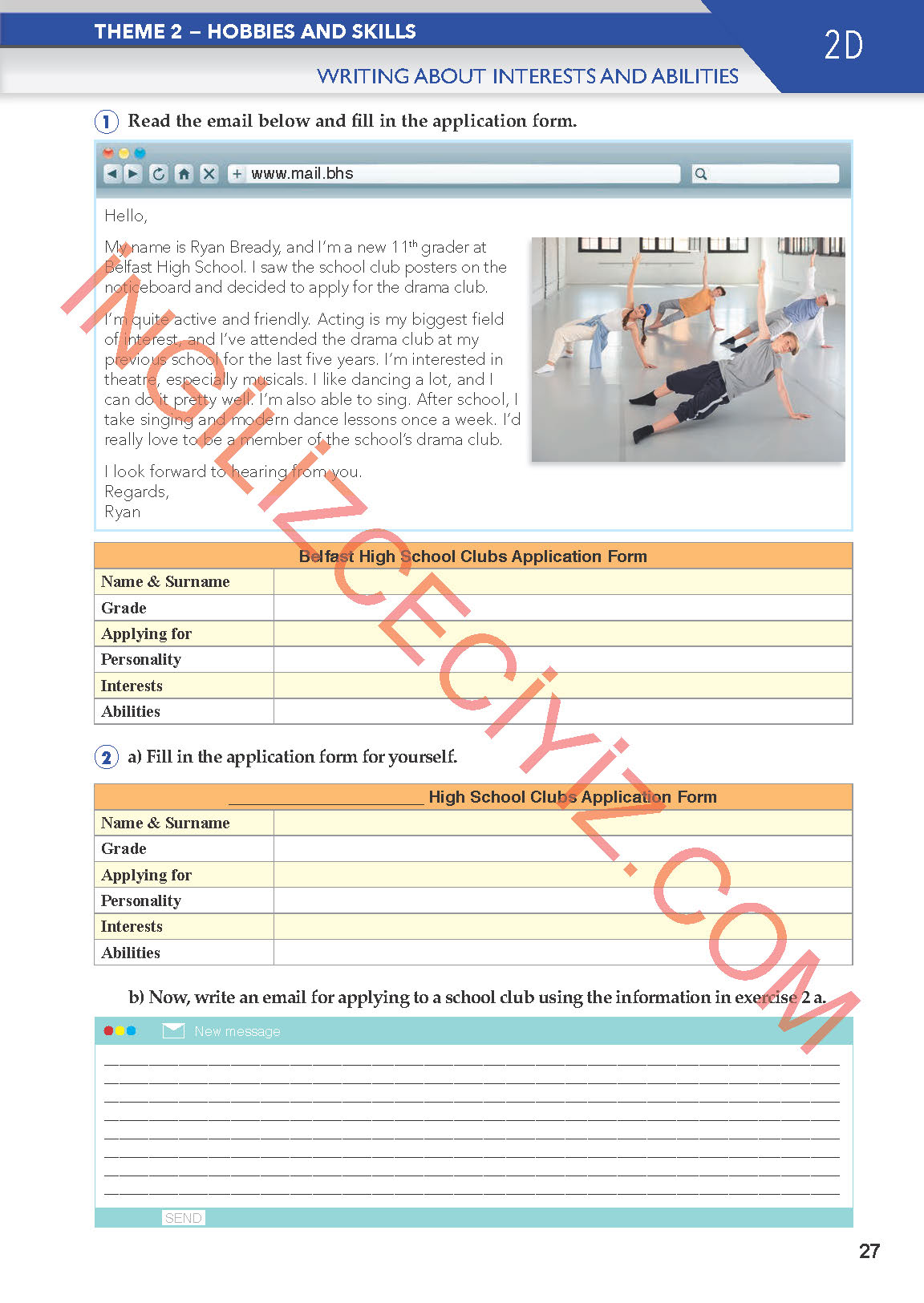 11. Sınıf Meb Yayınları Spice Up İngilizce Ders Kitabı Sayfa 27 Cevapları