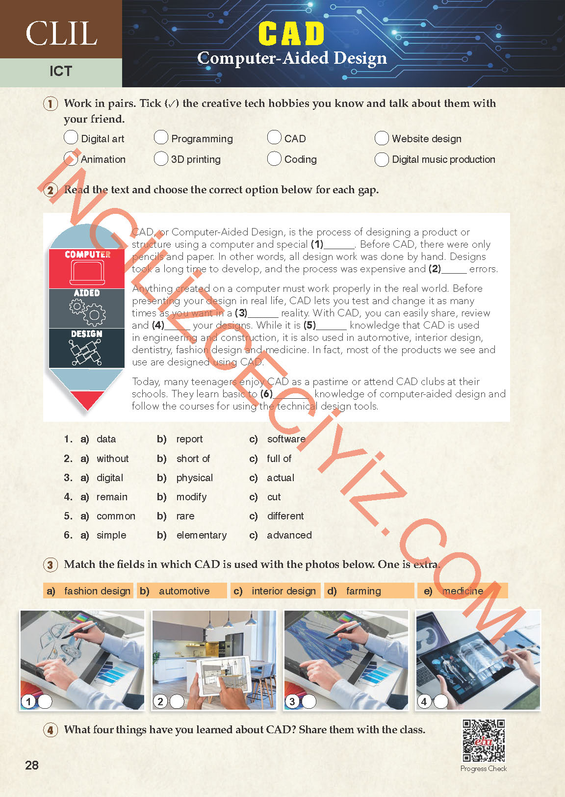 11. Sınıf Meb Yayınları Spice Up İngilizce Ders Kitabı Sayfa 28 Cevapları