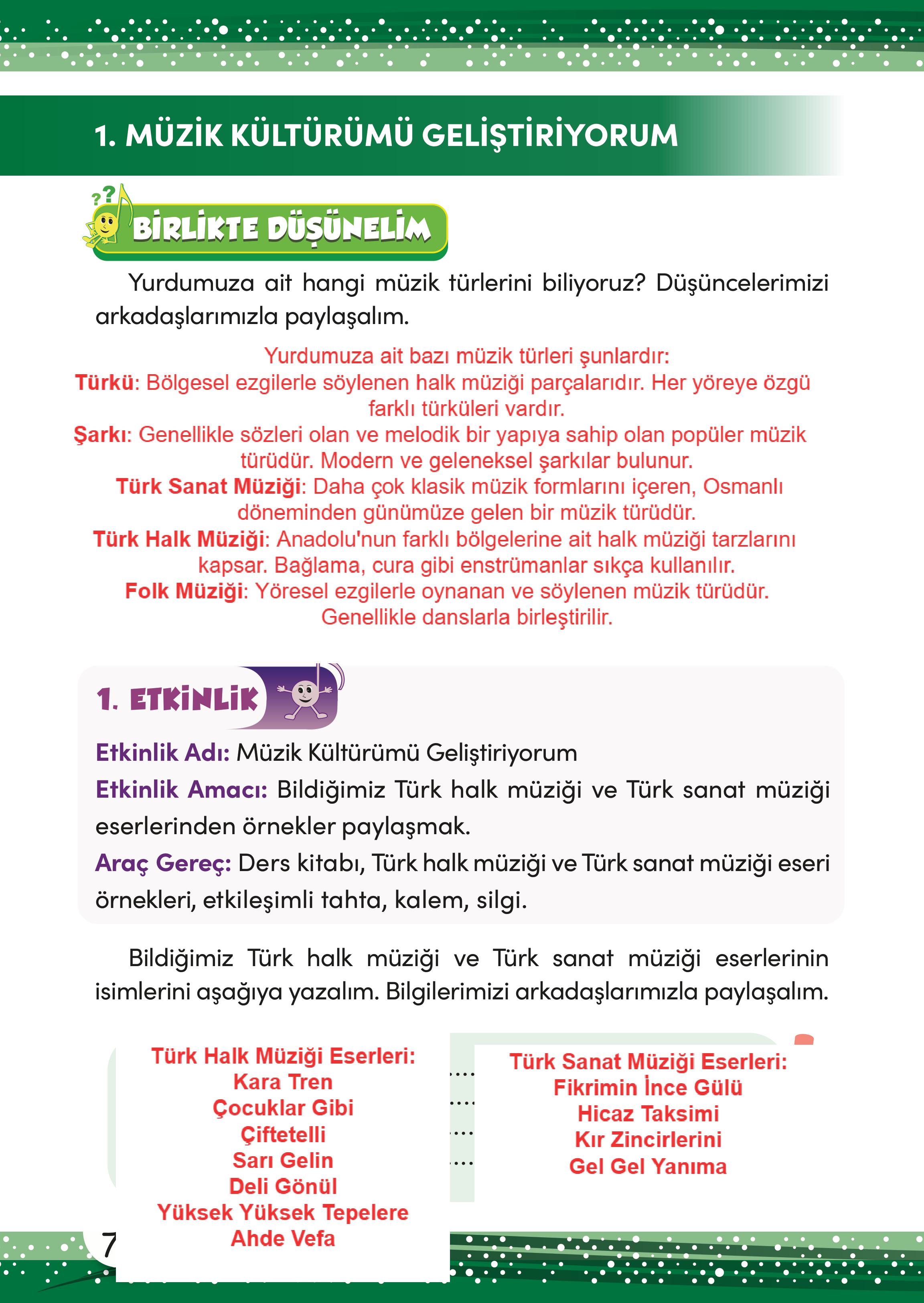 3. Sınıf Meb Yayınları Müzik Ders Kitabı Sayfa 73 Cevapları 3. Sınıf Meb Yayınları Müzik Ders Kitabı Sayfa 73 Cevapları