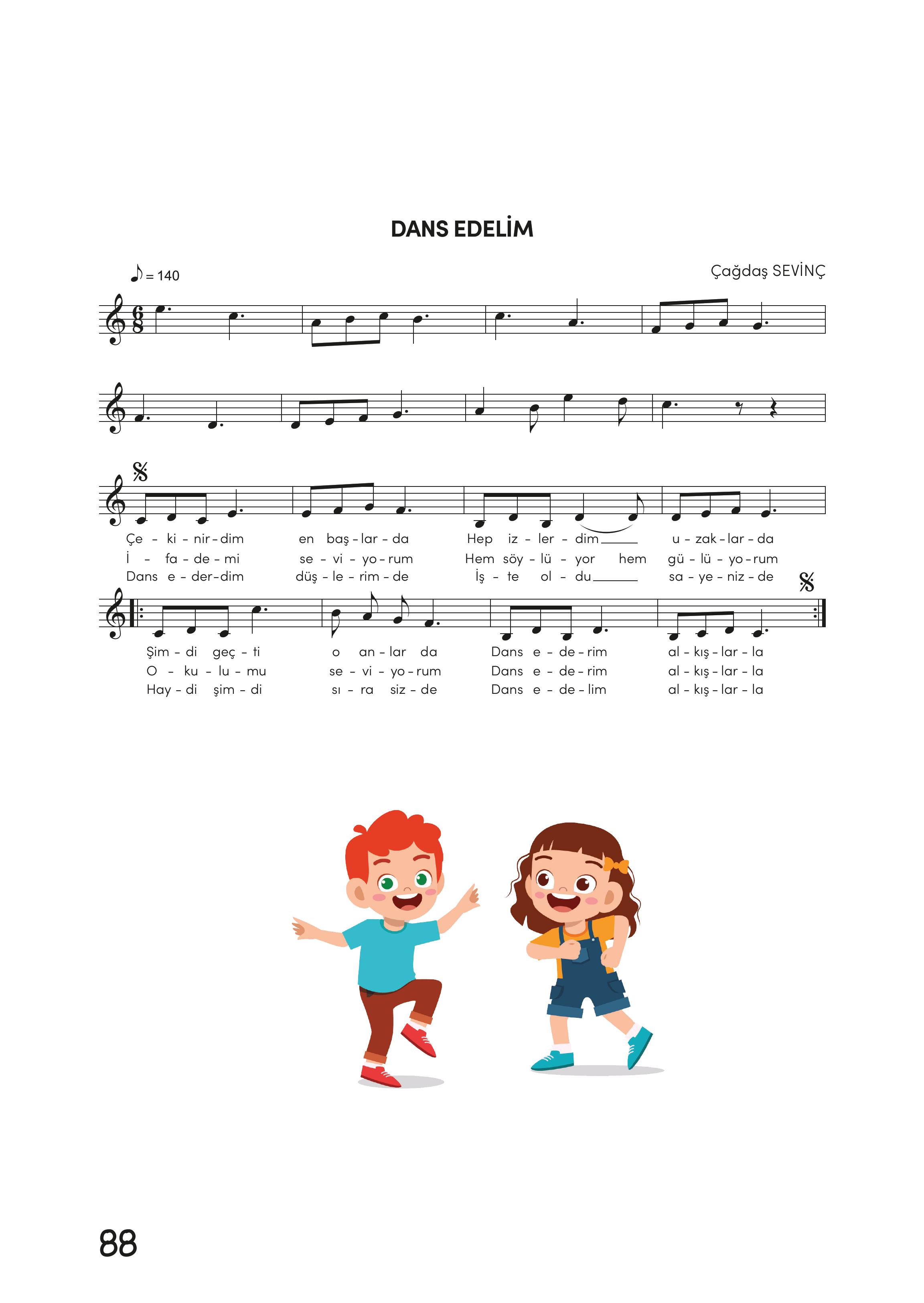 3. Sınıf Meb Yayınları Müzik Ders Kitabı Sayfa 89 Cevapları
