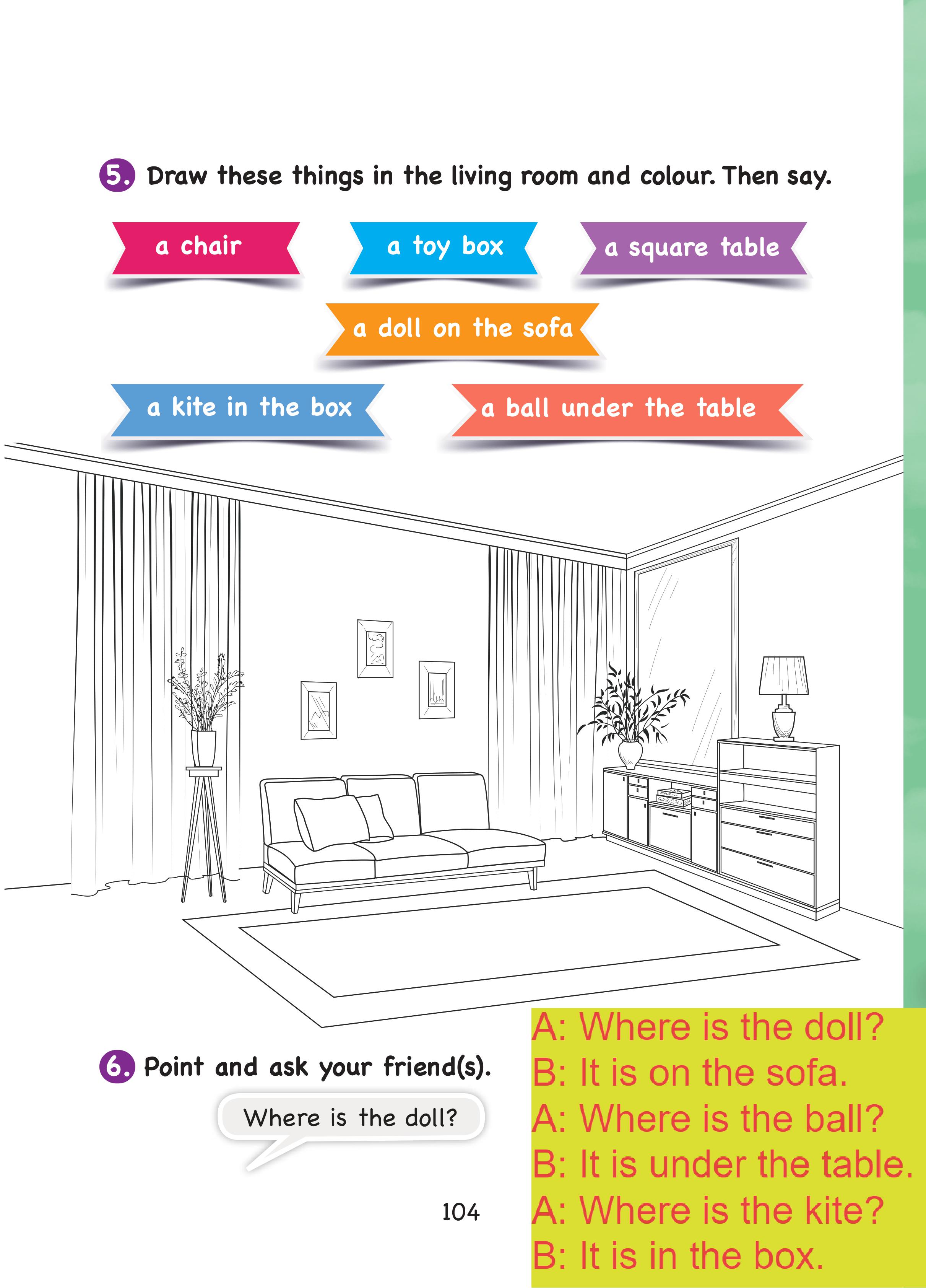 3. Sınıf Sdr Dikey Yayınları İngilizce Ders Kitabı Sayfa 104 Cevapları