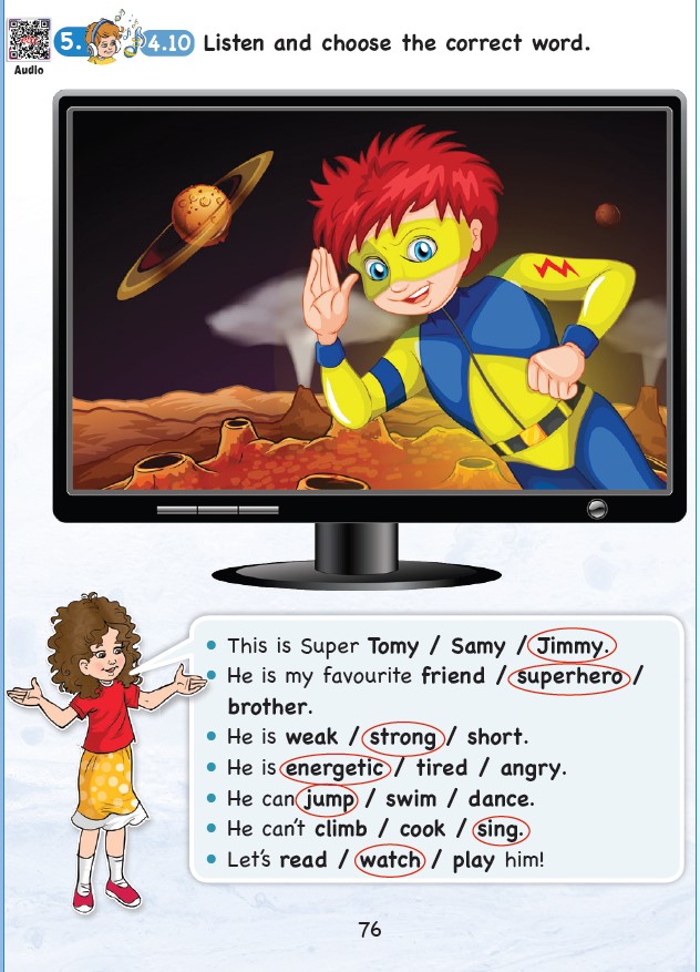 3. Sınıf Sdr Dikey Yayınları İngilizce Ders Kitabı Sayfa 76 Cevapları