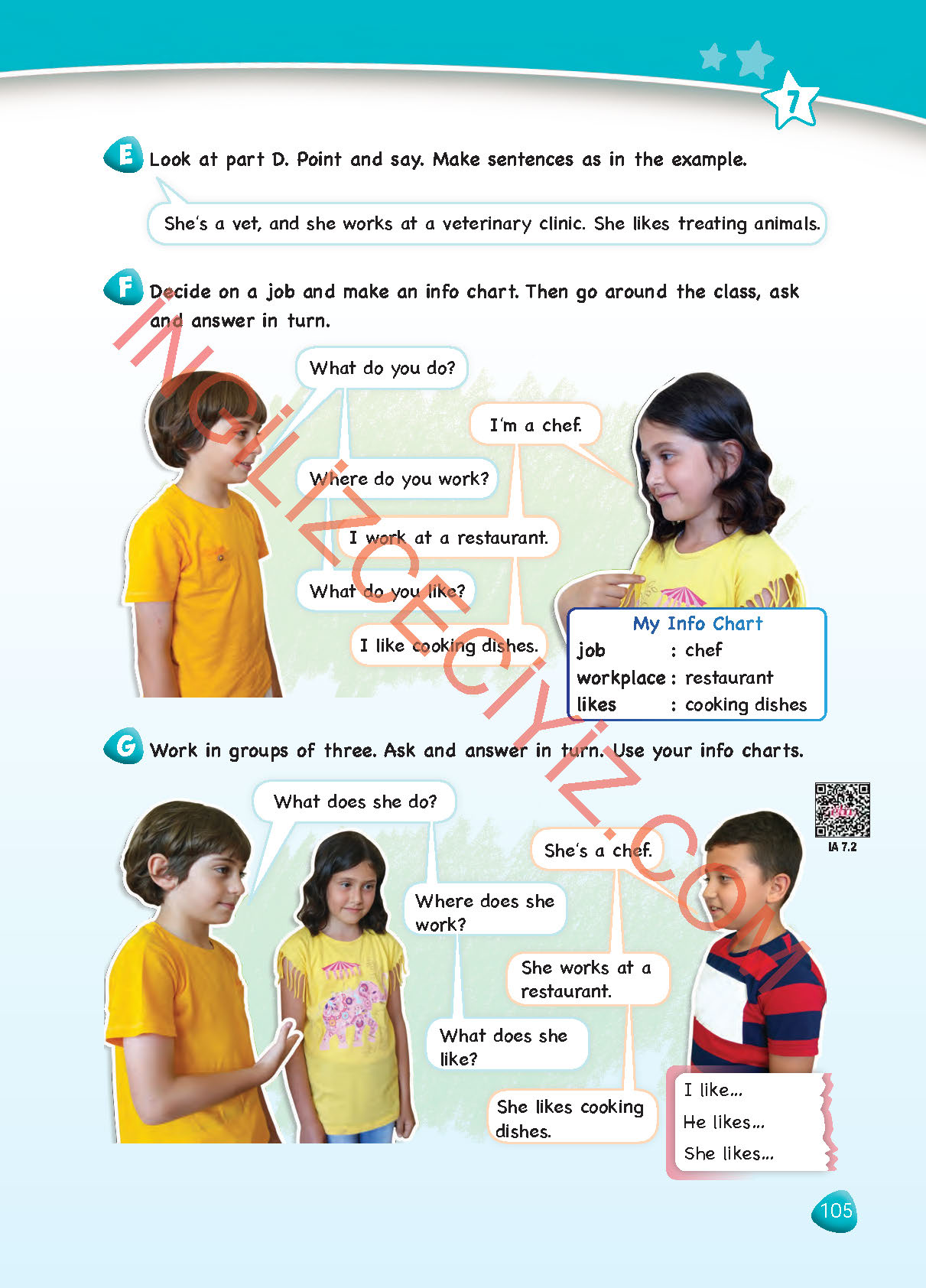 4. Sınıf Sdr Dikey Yayınları İngilizce Ders Kitabı Sayfa 105 Cevapları