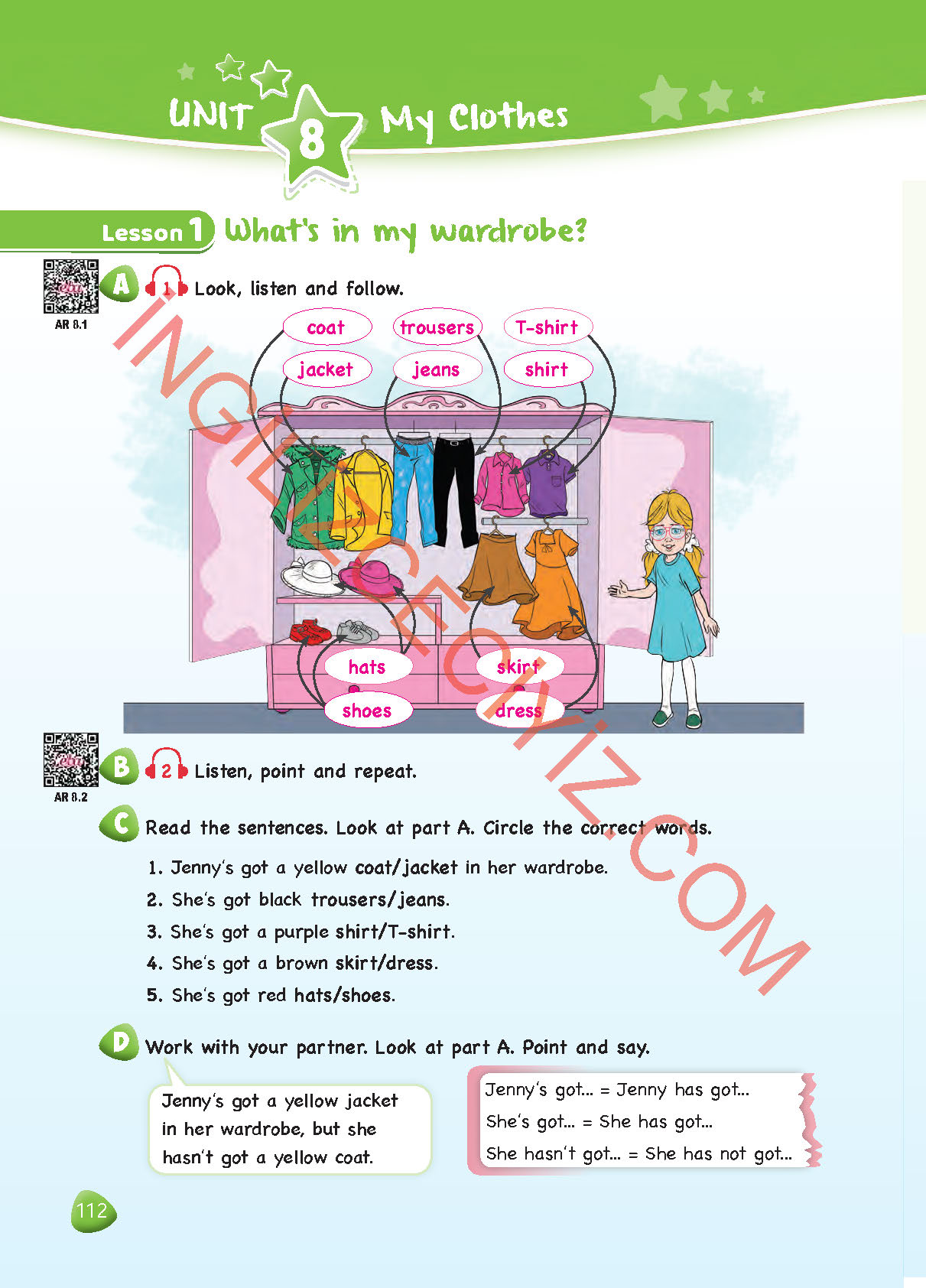 4. Sınıf Sdr Dikey Yayınları İngilizce Ders Kitabı Sayfa 112 Cevapları