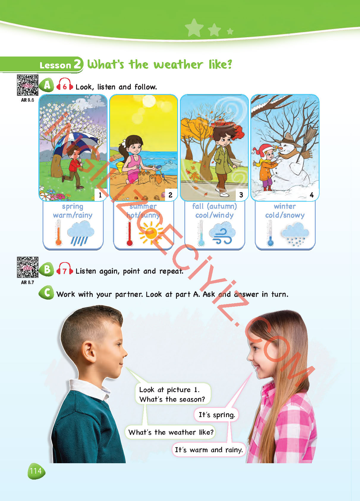 4. Sınıf Sdr Dikey Yayınları İngilizce Ders Kitabı Sayfa 114 Cevapları