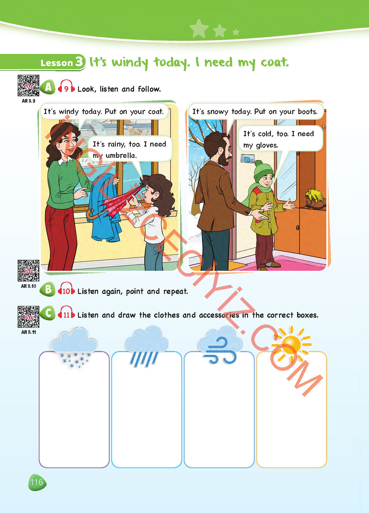 4. Sınıf Sdr Dikey Yayınları İngilizce Ders Kitabı Sayfa 116 Cevapları