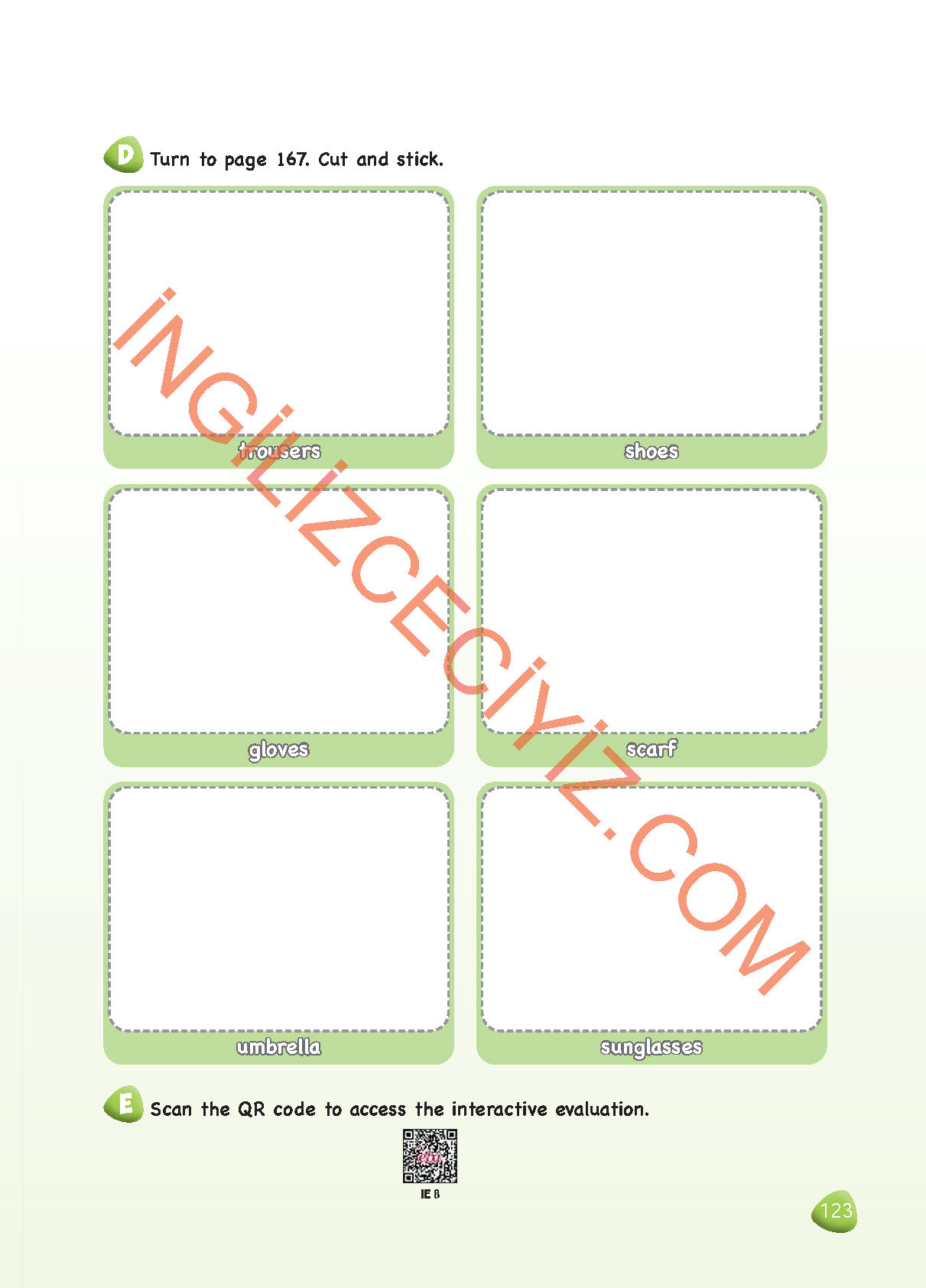 4. Sınıf Sdr Dikey Yayınları İngilizce Ders Kitabı Sayfa 123 Cevapları