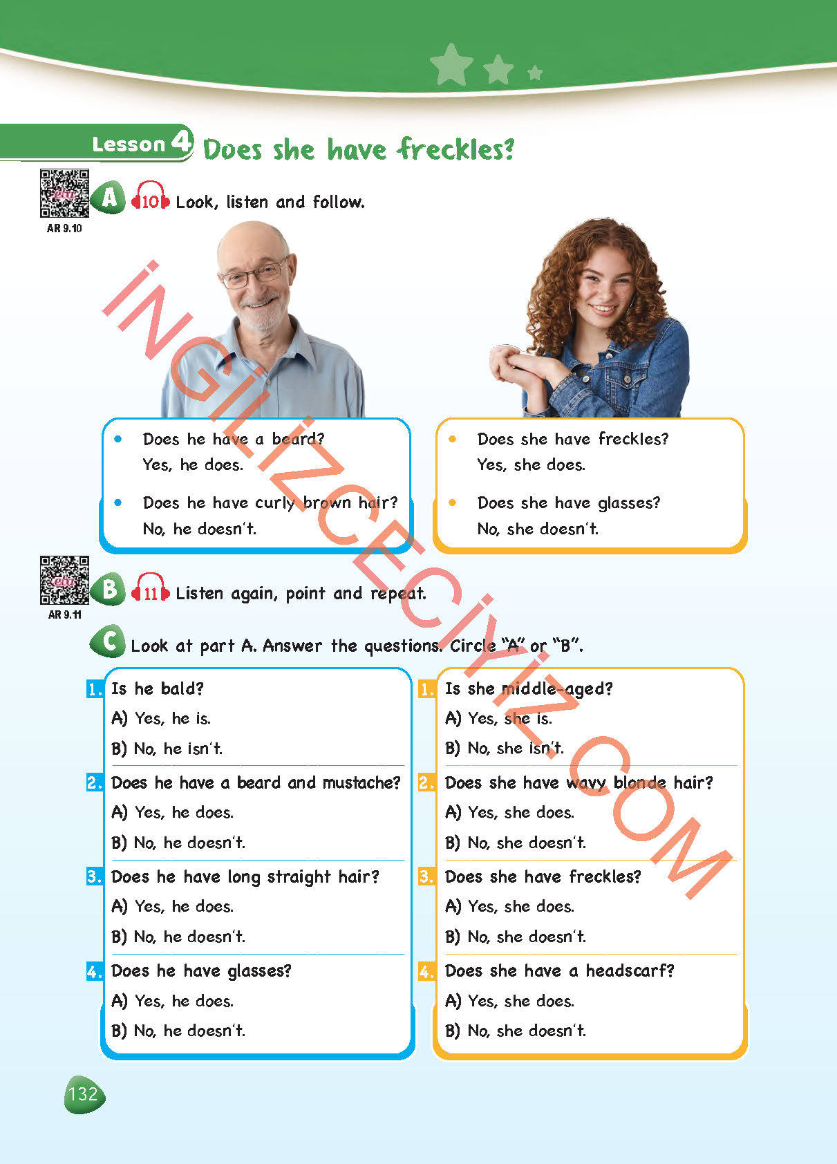 4. Sınıf Sdr Dikey Yayınları İngilizce Ders Kitabı Sayfa 132 Cevapları