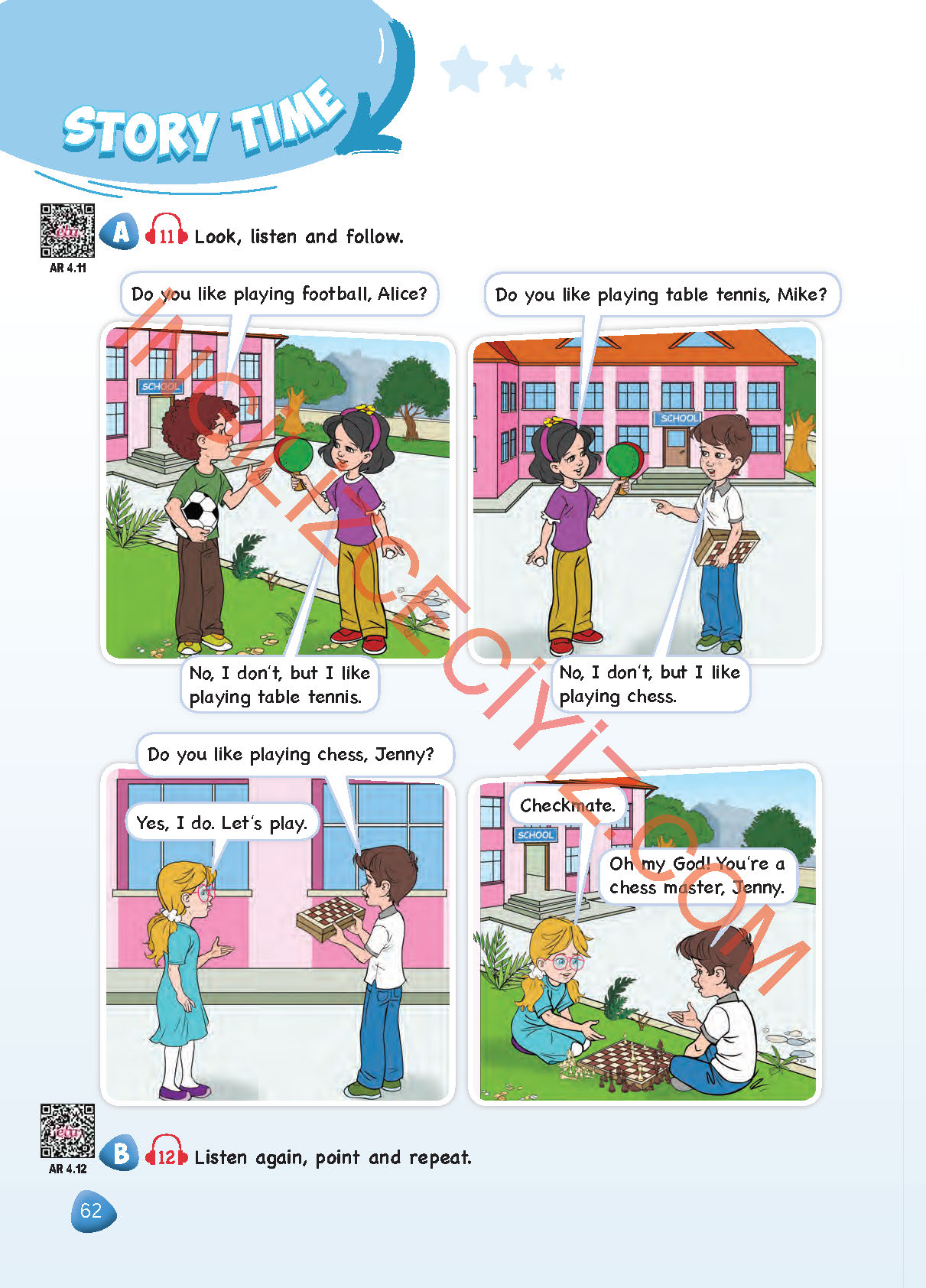4. Sınıf Sdr Dikey Yayınları İngilizce Ders Kitabı Sayfa 62 Cevapları