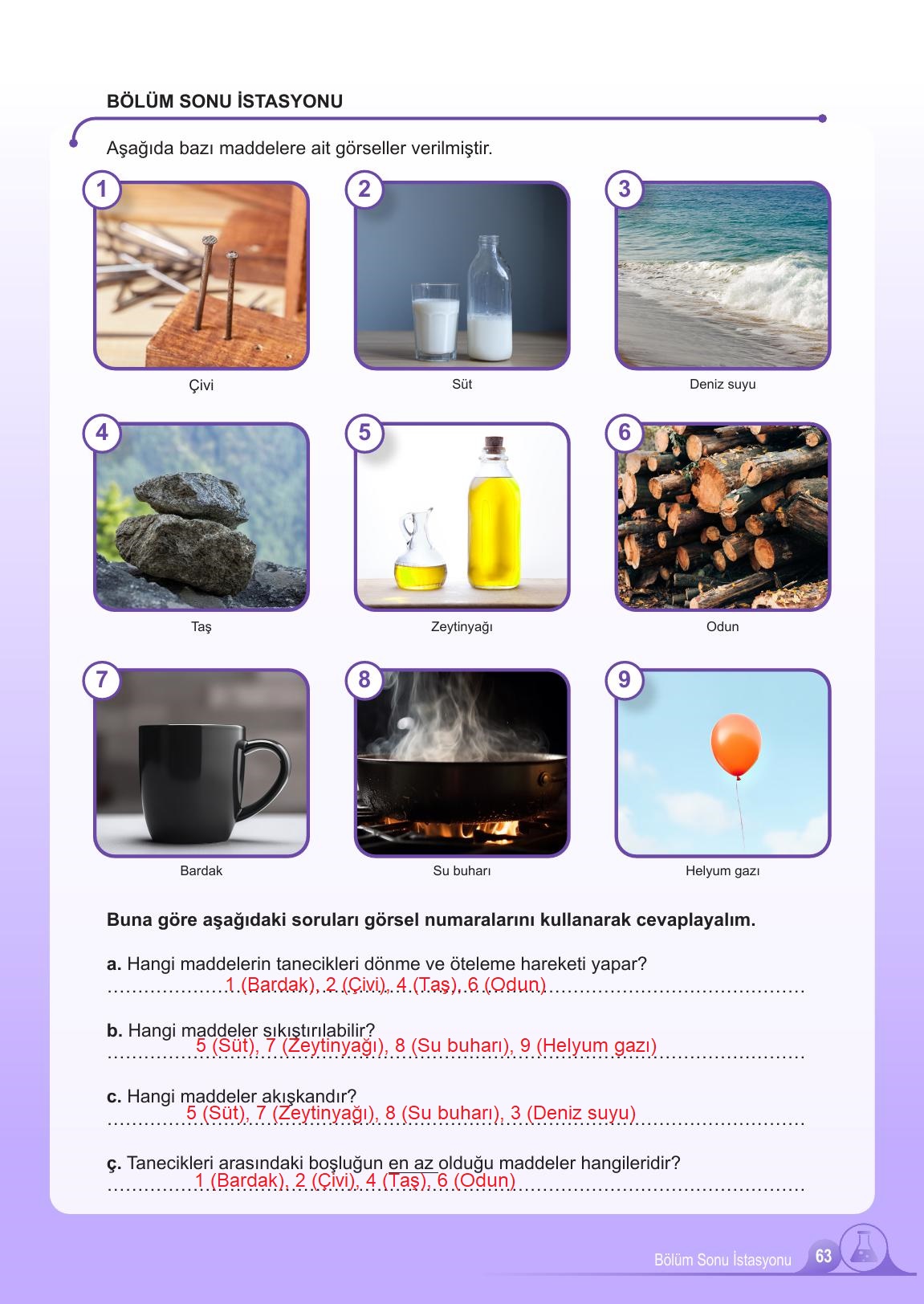 5. Sınıf Meb Yayınları 2. Kitap Fen Bilimleri Ders Kitabı Sayfa 63 Cevapları 5. Sınıf Meb Yayınları 2. Kitap Fen Bilimleri Ders Kitabı Sayfa 63 Cevapları