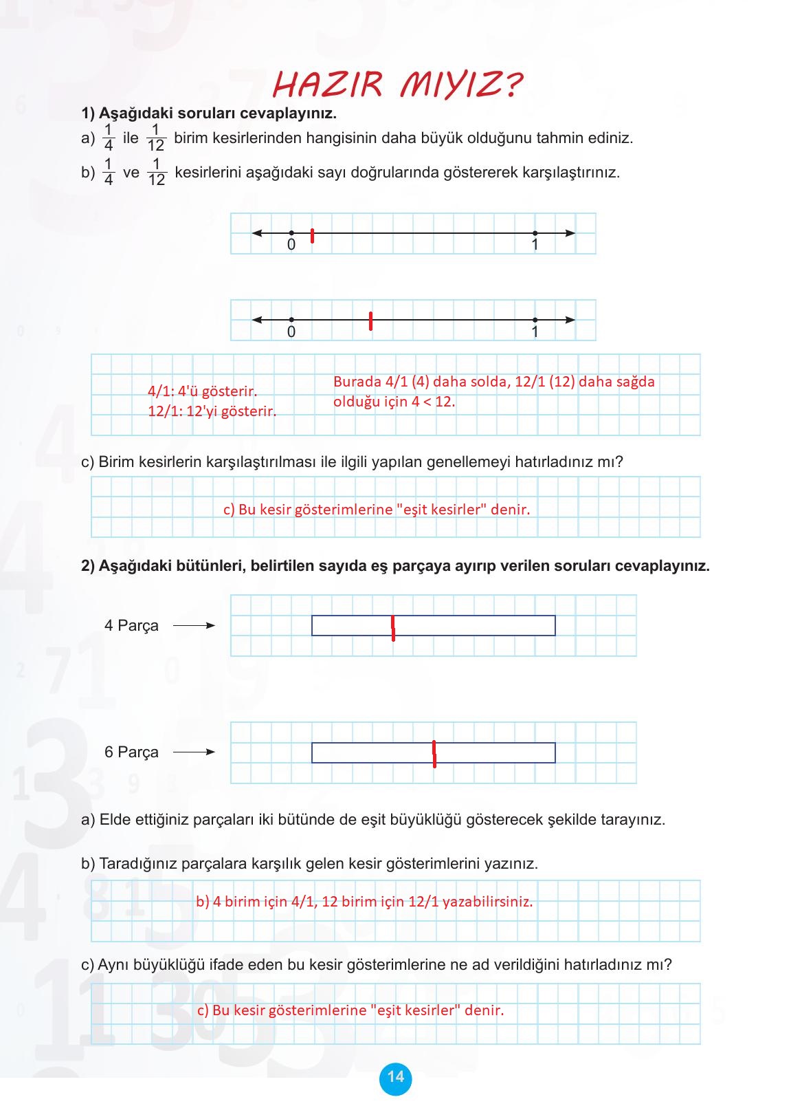 5. Sınıf Meb Yayınları 2. Kitap Matematik Ders Kitabı Sayfa 14 Cevapları 5. Sınıf Meb Yayınları 2. Kitap Matematik Ders Kitabı Sayfa 14 Cevapları