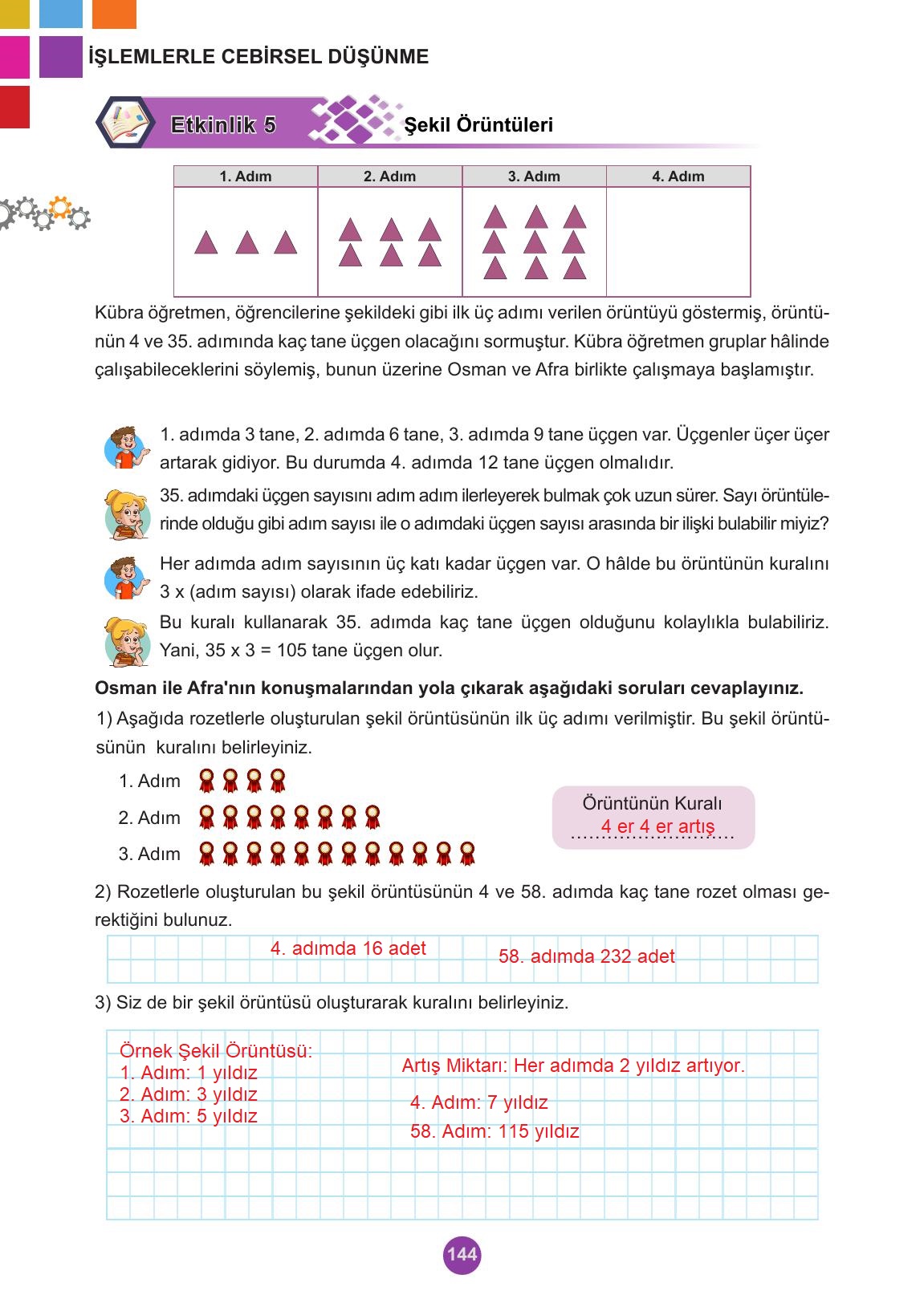 5. Sınıf Meb Yayınları 2. Kitap Matematik Ders Kitabı Sayfa 144 Cevapları 5. Sınıf Meb Yayınları 2. Kitap Matematik Ders Kitabı Sayfa 144 Cevapları