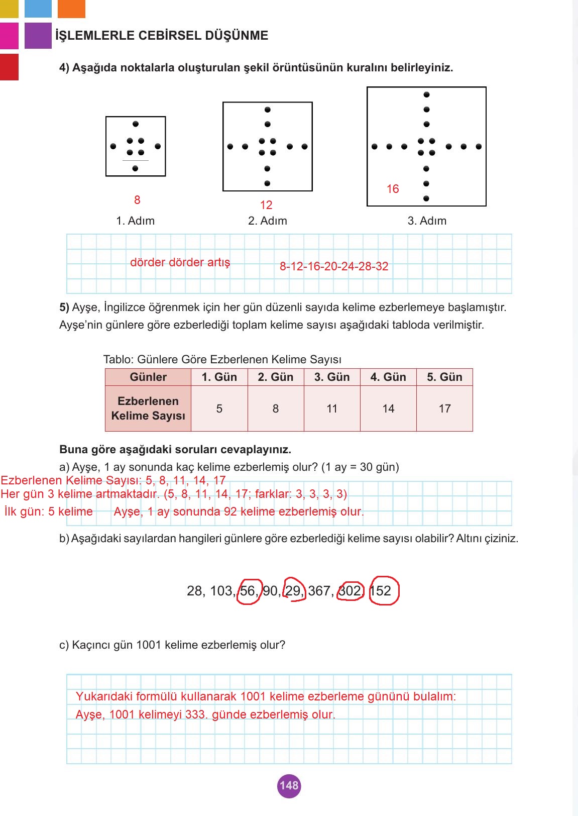5. Sınıf Meb Yayınları 2. Kitap Matematik Ders Kitabı Sayfa 148 Cevapları 5. Sınıf Meb Yayınları 2. Kitap Matematik Ders Kitabı Sayfa 148 Cevapları