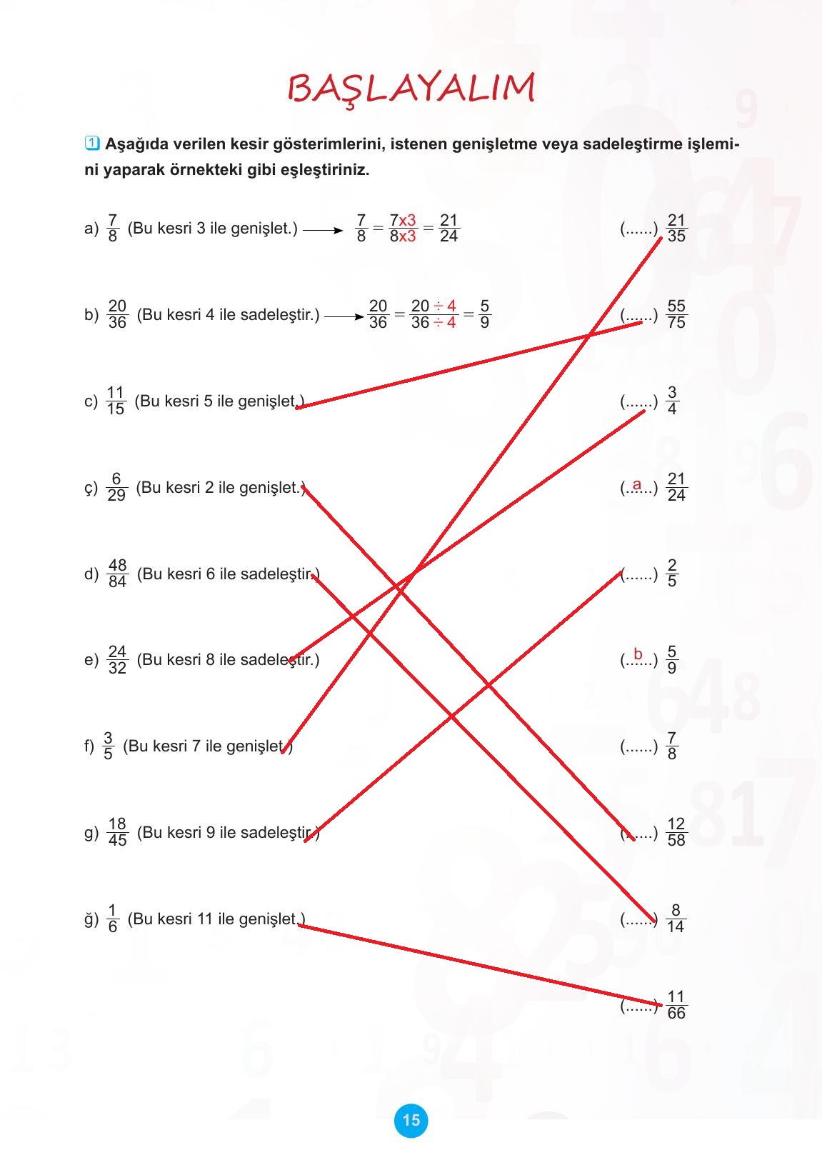 5. Sınıf Meb Yayınları 2. Kitap Matematik Ders Kitabı Sayfa 15 Cevapları