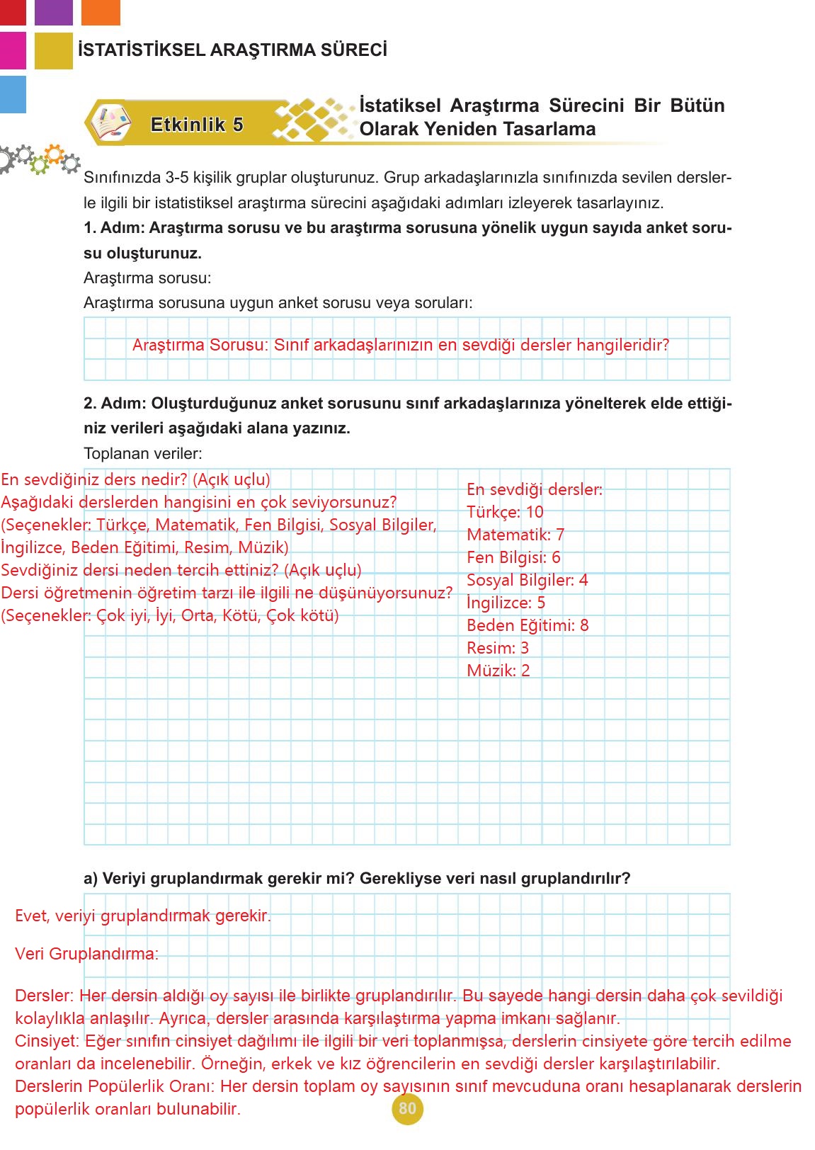 5. Sınıf Meb Yayınları 2. Kitap Matematik Ders Kitabı Sayfa 80 Cevapları