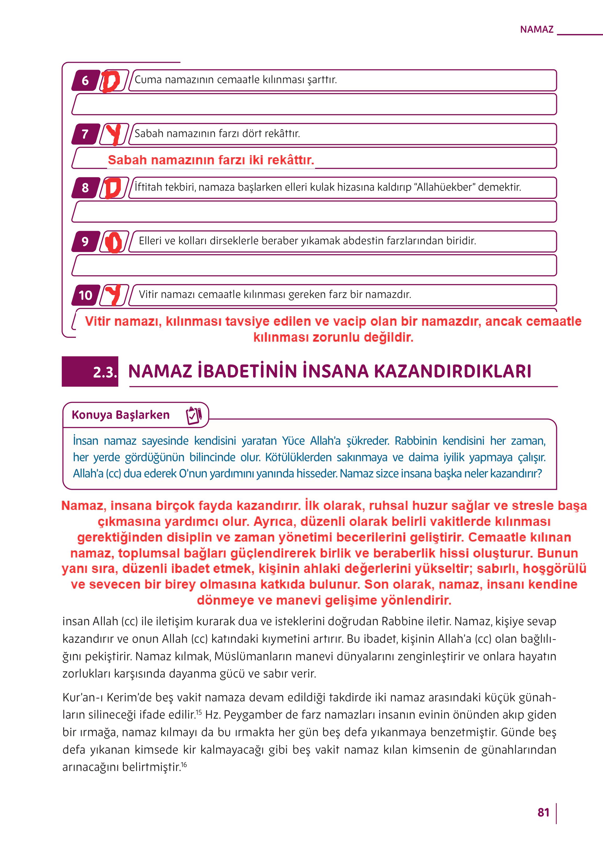 5. Sınıf Meb Yayınları Din Kültürü Ve Ahlak Bilgisi Ders Kitabı Sayfa 81 Cevapları 5. Sınıf Meb Yayınları Din Kültürü Ve Ahlak Bilgisi Ders Kitabı Sayfa 81 Cevapları