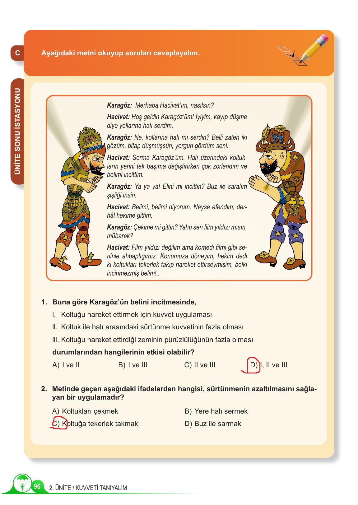 5. Sınıf Meb Yayınları Fen Bilimleri Ders Kitabı Sayfa 96 Cevapları 5. Sınıf Meb Yayınları Fen Bilimleri Ders Kitabı Sayfa 96 Cevapları