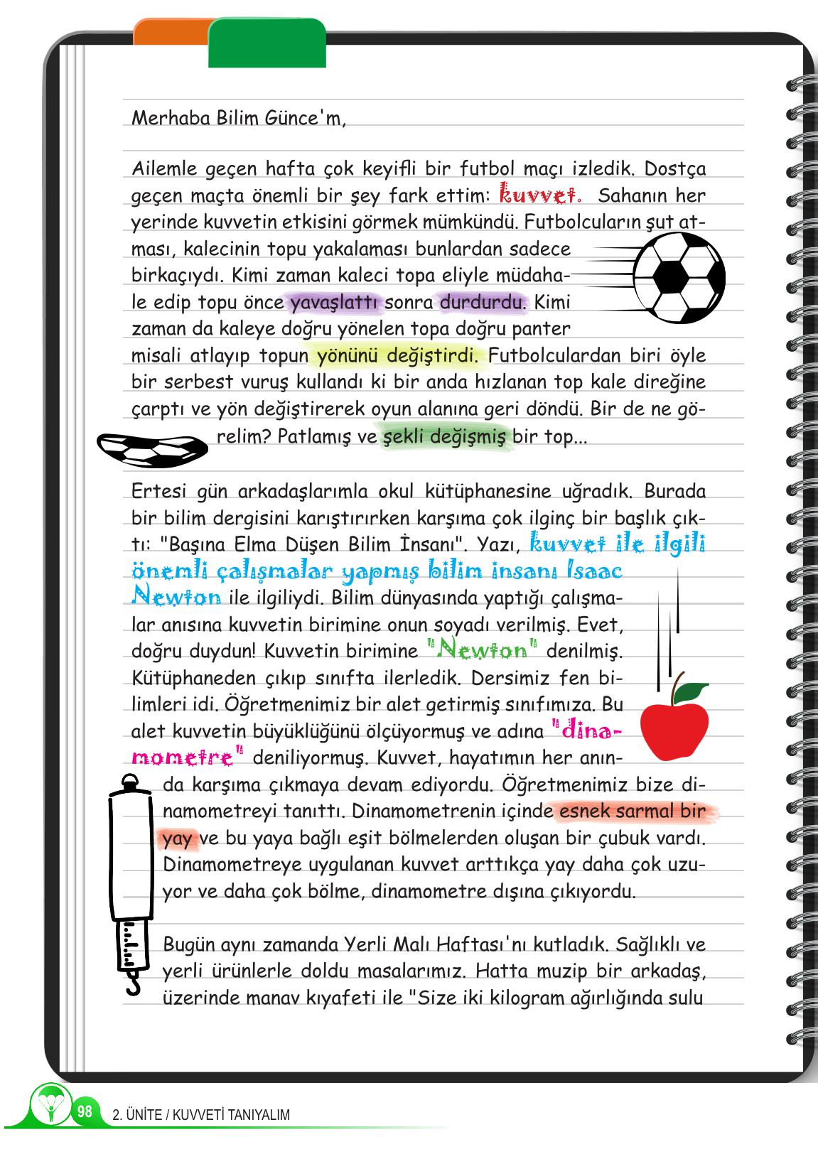 5. Sınıf Meb Yayınları Fen Bilimleri Ders Kitabı Sayfa 98 Cevapları 5. Sınıf Meb Yayınları Fen Bilimleri Ders Kitabı Sayfa 98 Cevapları