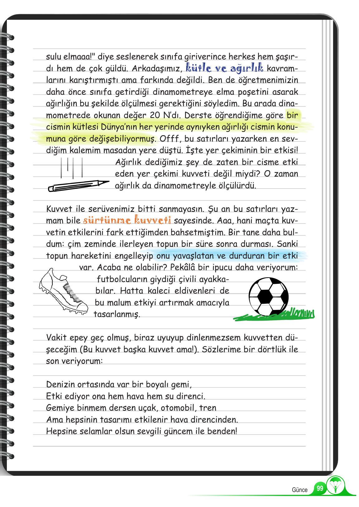 5. Sınıf Meb Yayınları Fen Bilimleri Ders Kitabı Sayfa 99 Cevapları 5. Sınıf Meb Yayınları Fen Bilimleri Ders Kitabı Sayfa 99 Cevapları