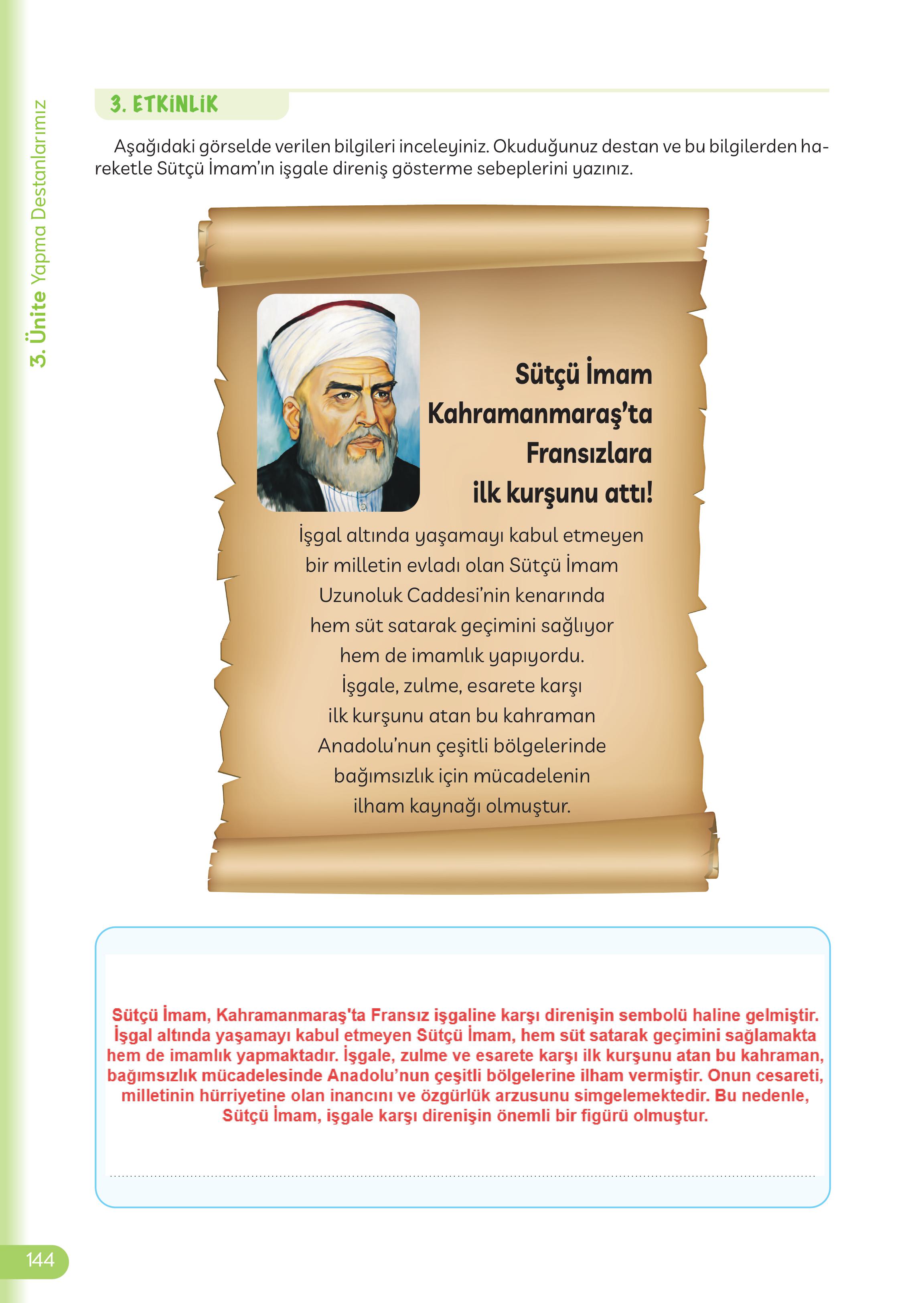 5. Sınıf Meb Yayınları Masal Ve Destanlarımız Ders Kitabı Sayfa 145 Cevapları 5. Sınıf Meb Yayınları Masal Ve Destanlarımız Ders Kitabı Sayfa 145 Cevapları