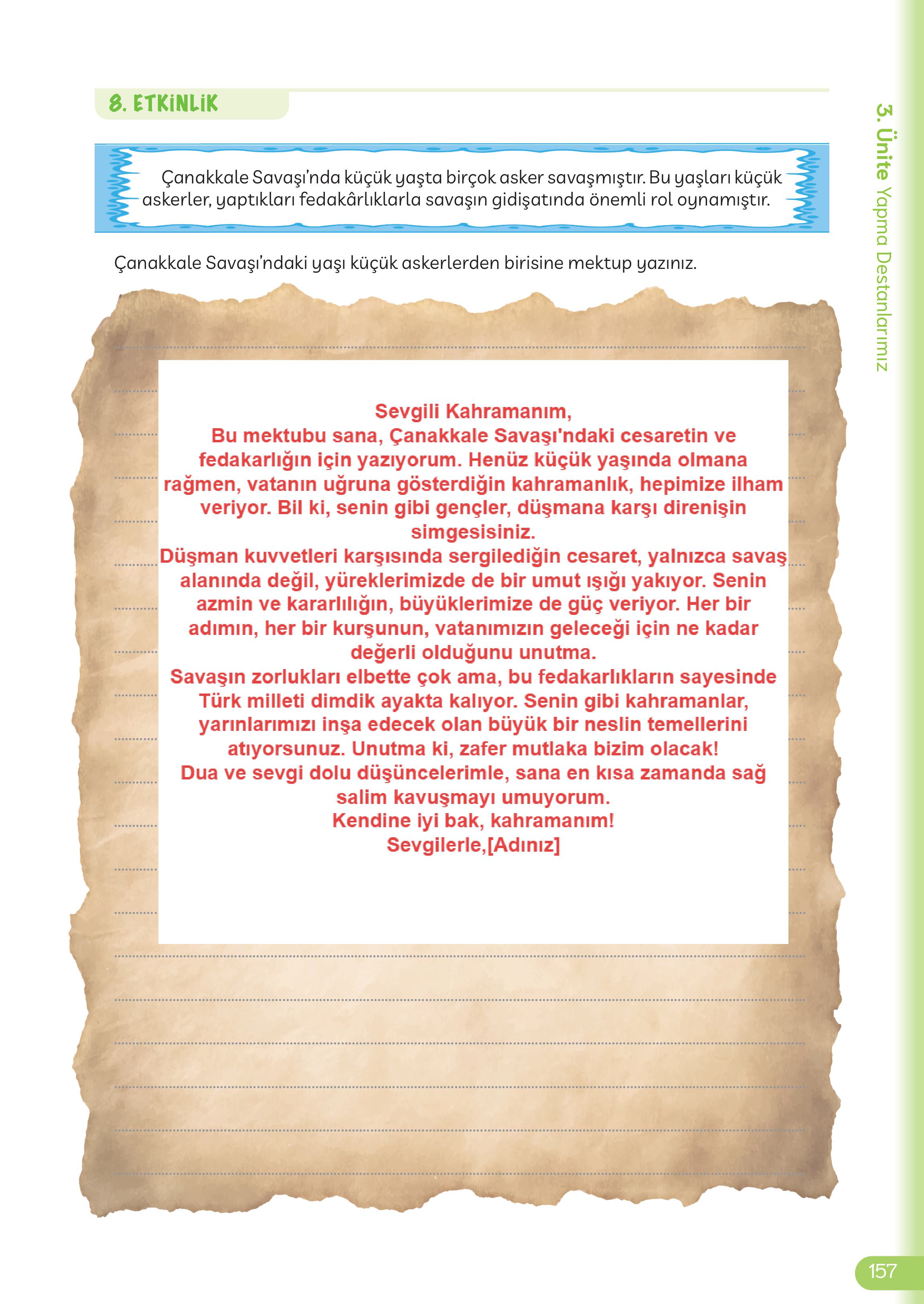 5. Sınıf Meb Yayınları Masal Ve Destanlarımız Ders Kitabı Sayfa 158 Cevapları 5. Sınıf Meb Yayınları Masal Ve Destanlarımız Ders Kitabı Sayfa 158 Cevapları