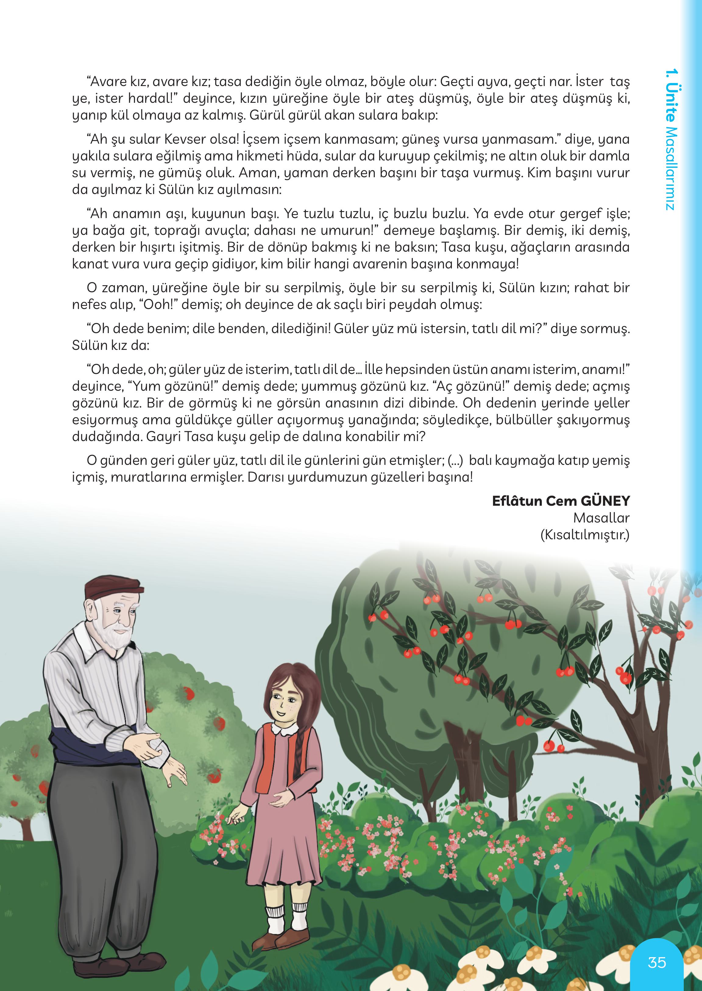 5. Sınıf Meb Yayınları Masal Ve Destanlarımız Ders Kitabı Sayfa 36 Cevapları