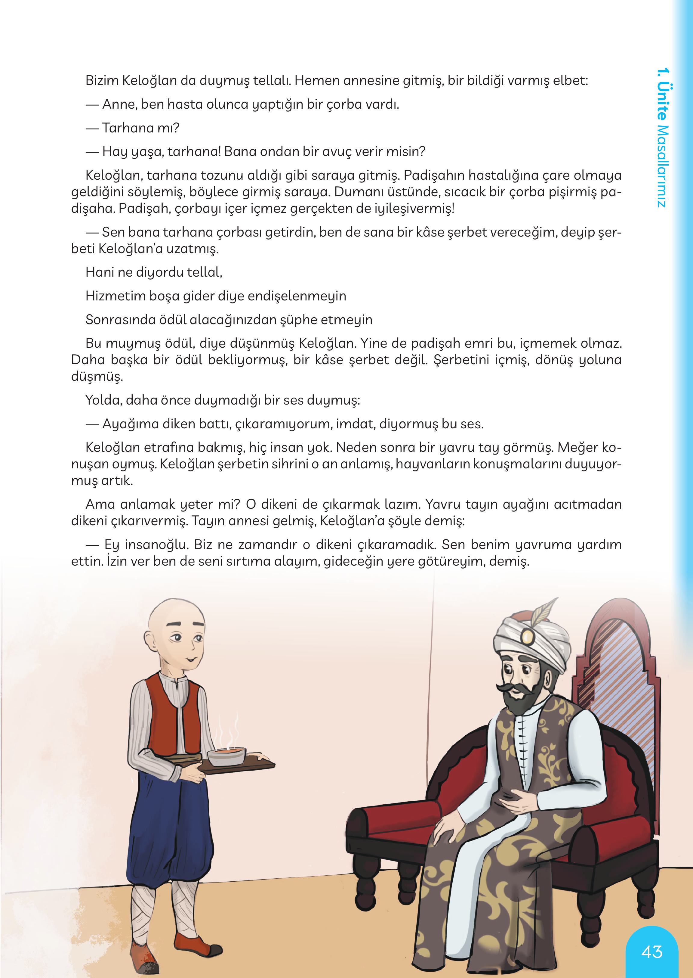 5. Sınıf Meb Yayınları Masal Ve Destanlarımız Ders Kitabı Sayfa 44 Cevapları