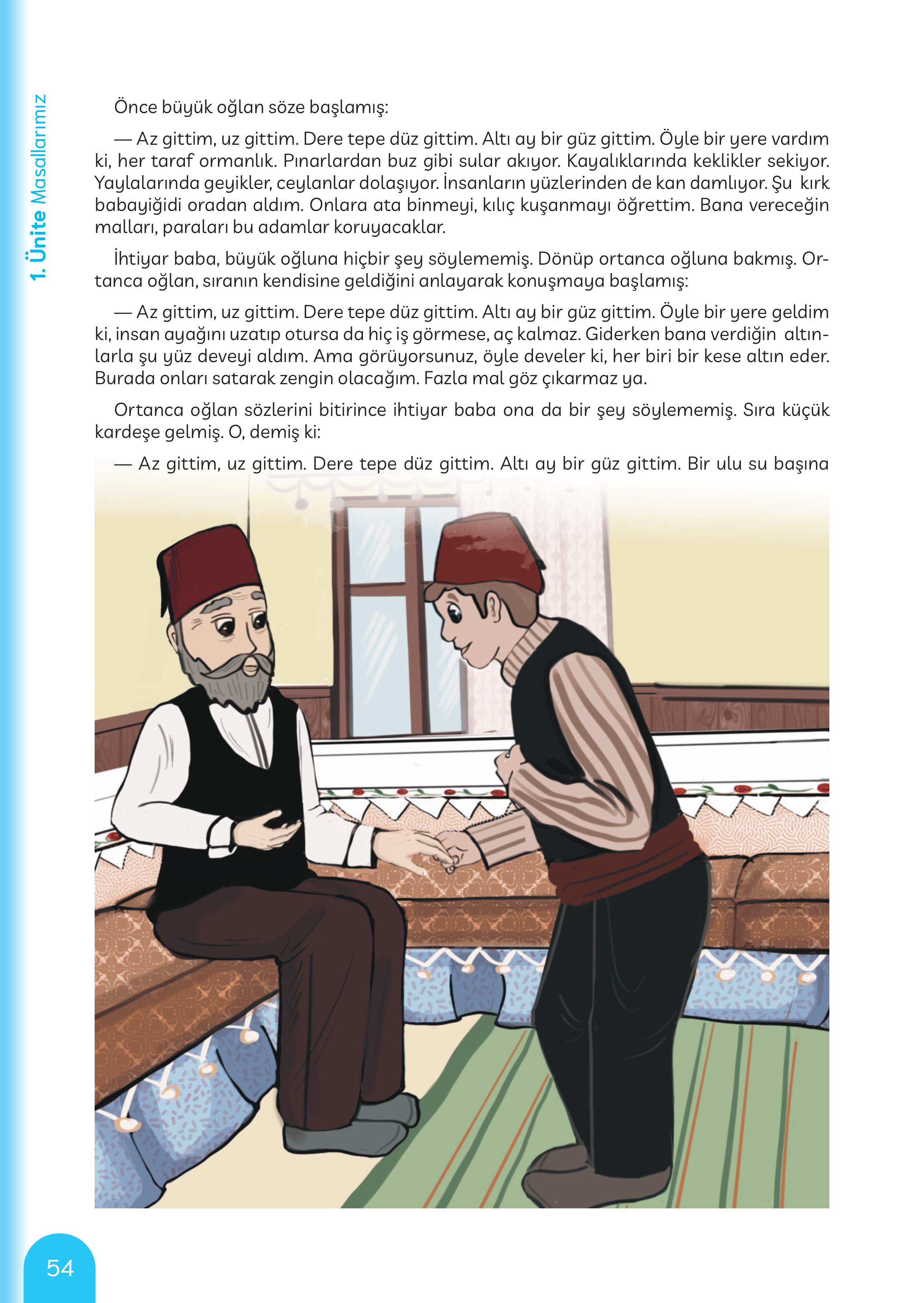 5. Sınıf Meb Yayınları Masal Ve Destanlarımız Ders Kitabı Sayfa 55 Cevapları
