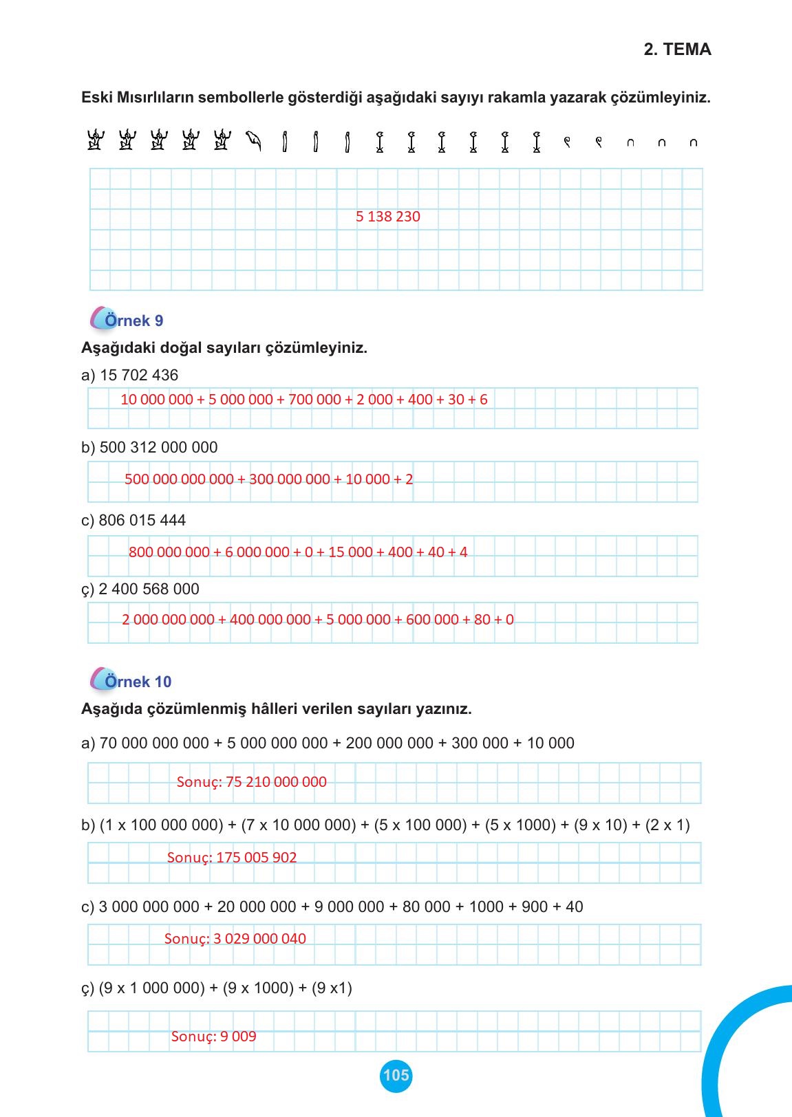 5. Sınıf Meb Yayınları Matematik Ders Kitabı Sayfa 105 Cevapları 5. Sınıf Meb Yayınları Matematik Ders Kitabı Sayfa 105 Cevapları