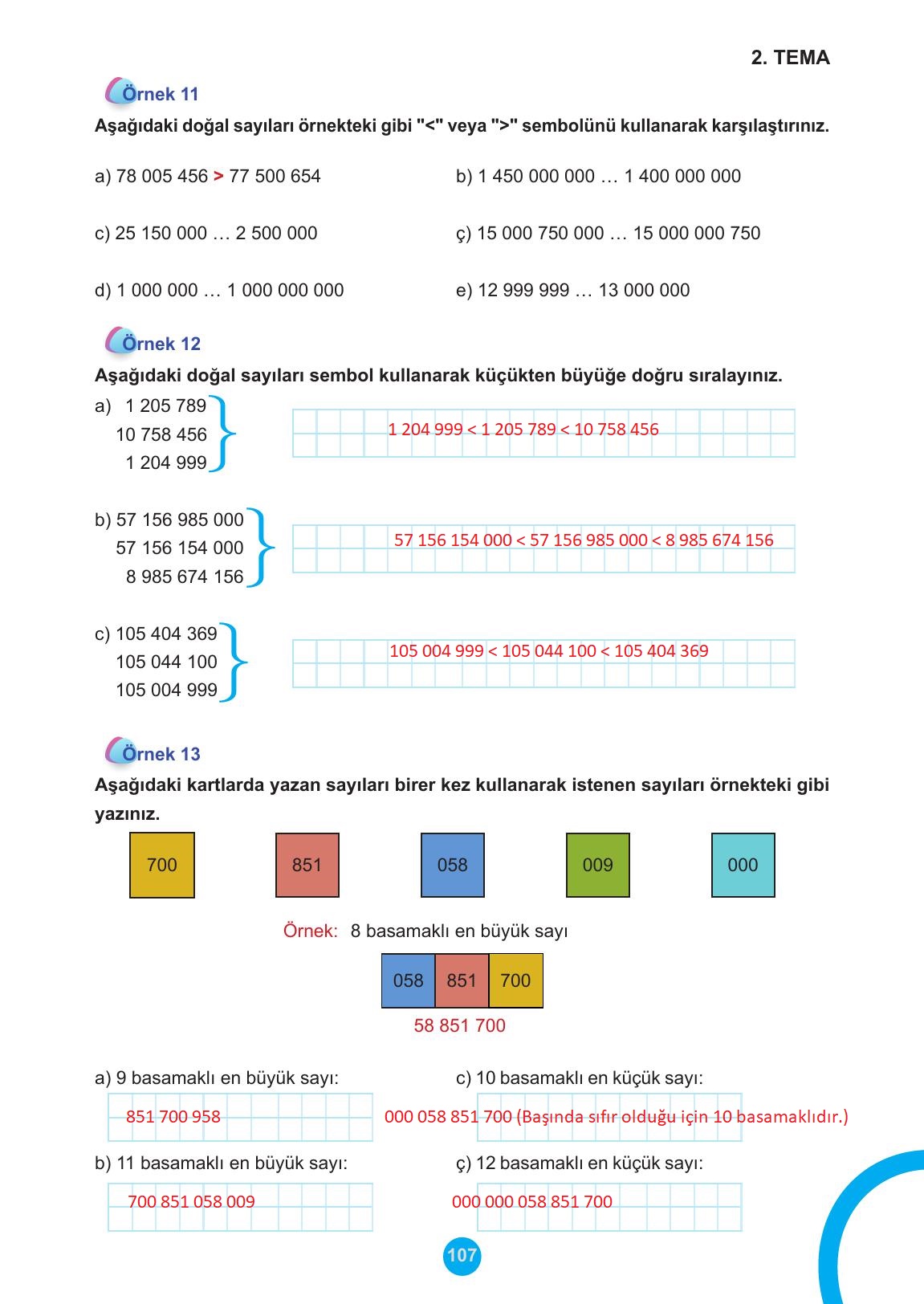 5. Sınıf Meb Yayınları Matematik Ders Kitabı Sayfa 107 Cevapları
