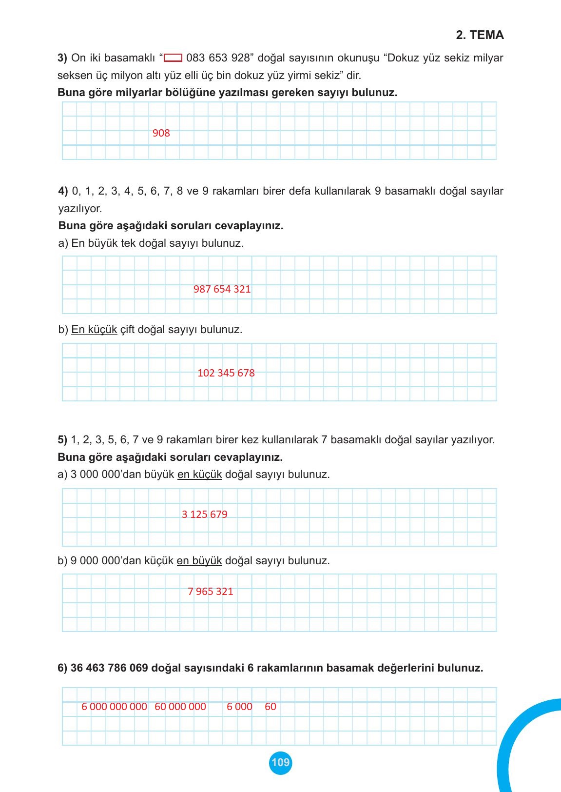 5. Sınıf Meb Yayınları Matematik Ders Kitabı Sayfa 109 Cevapları 5. Sınıf Meb Yayınları Matematik Ders Kitabı Sayfa 109 Cevapları