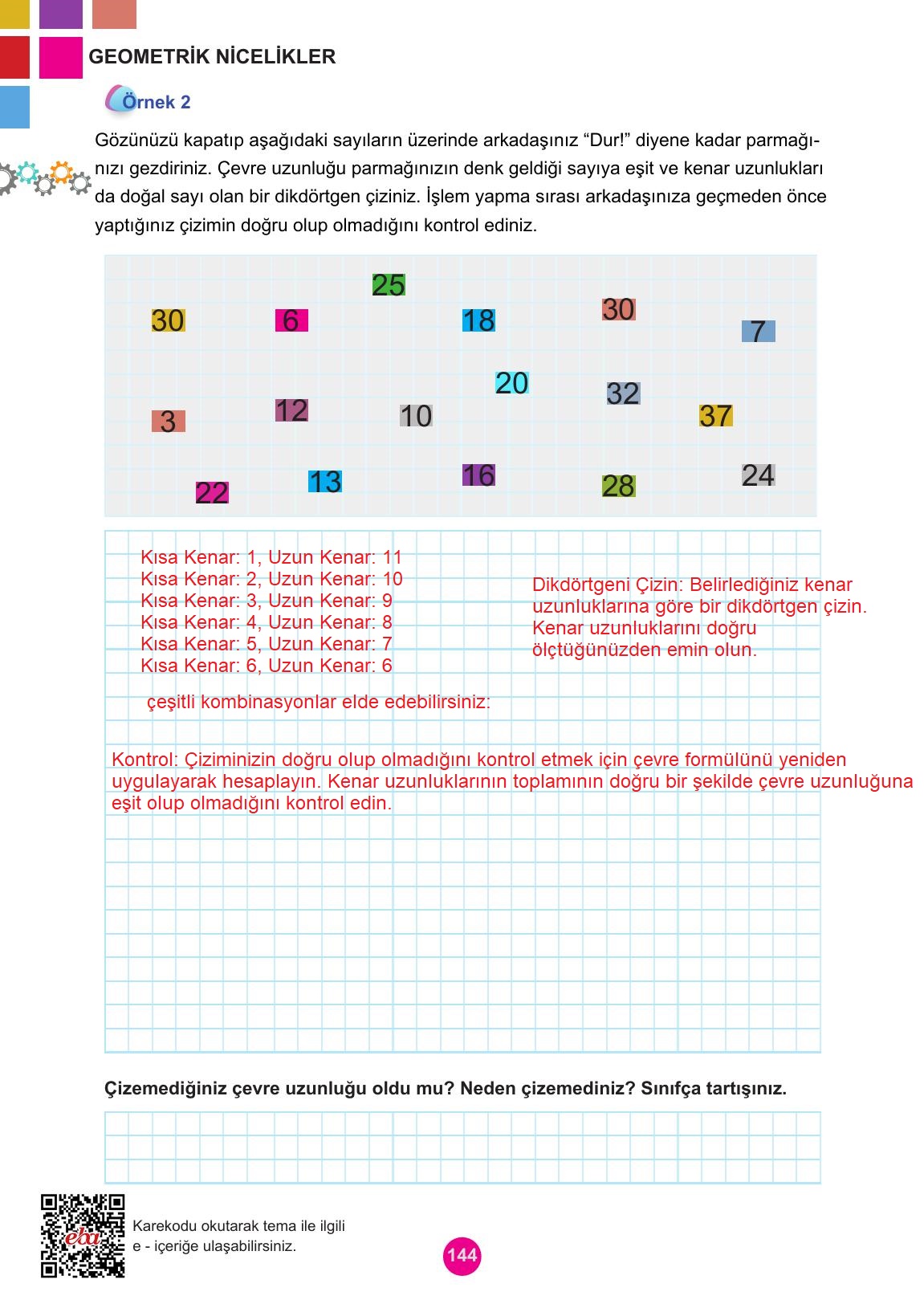 5. Sınıf Meb Yayınları Matematik Ders Kitabı Sayfa 144 Cevapları 5. Sınıf Meb Yayınları Matematik Ders Kitabı Sayfa 144 Cevapları