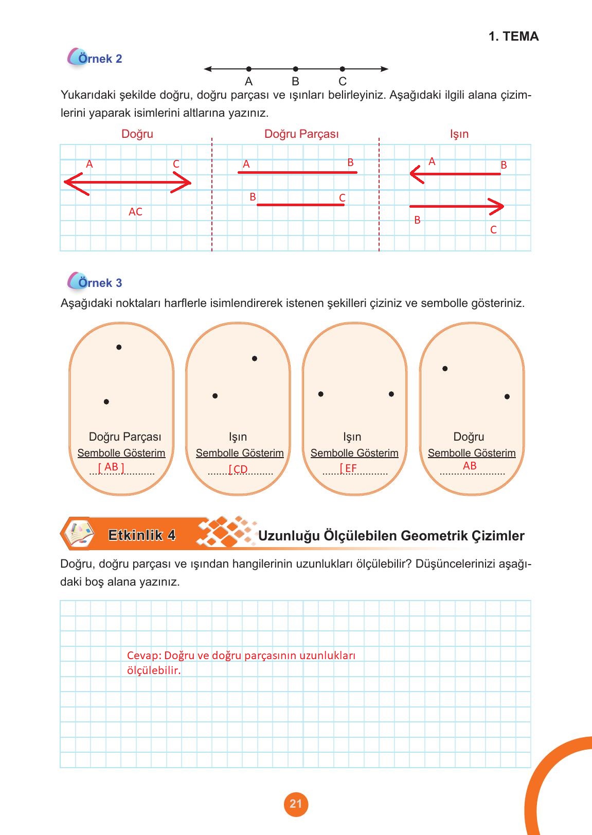 5. Sınıf Meb Yayınları Matematik Ders Kitabı Sayfa 21 Cevapları