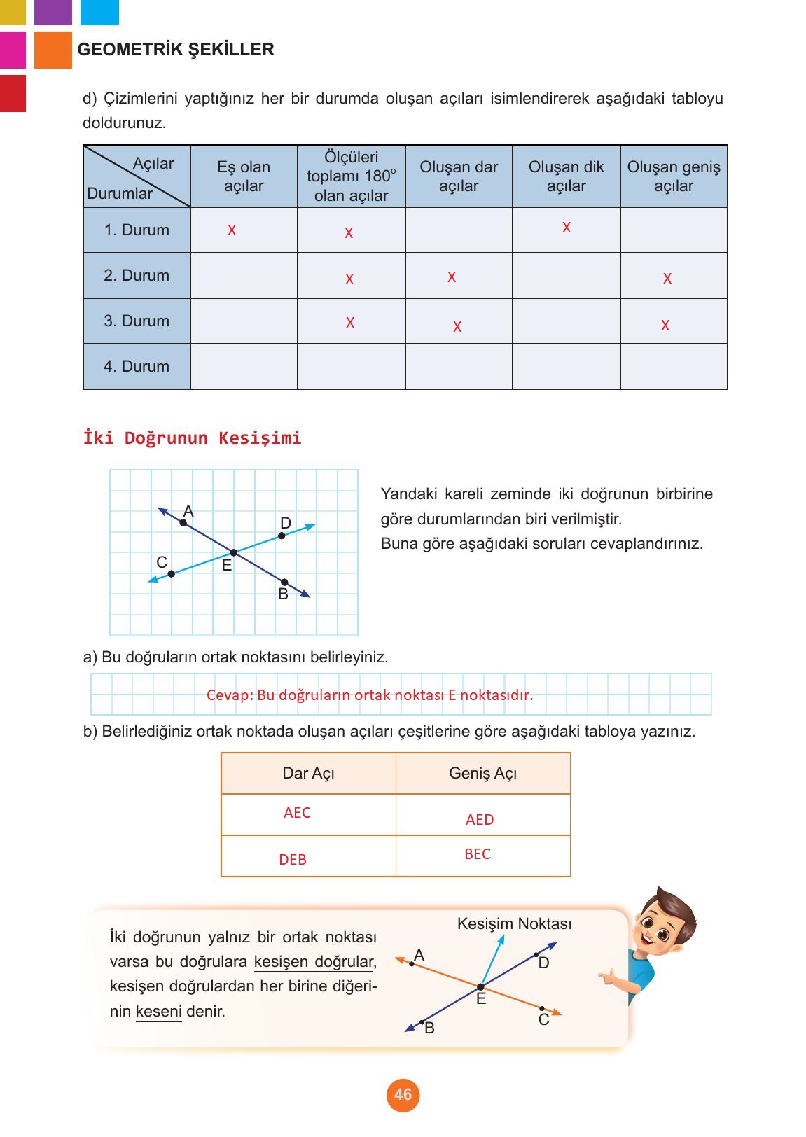 5. Sınıf Meb Yayınları Matematik Ders Kitabı Sayfa 46 Cevapları
