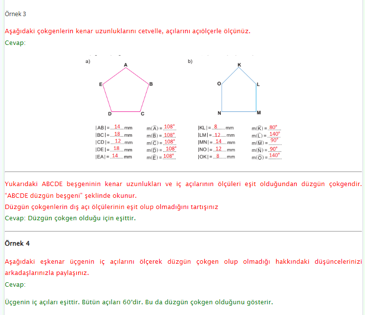 5. Sınıf Meb Yayınları Matematik Ders Kitabı Sayfa 65 Cevapları