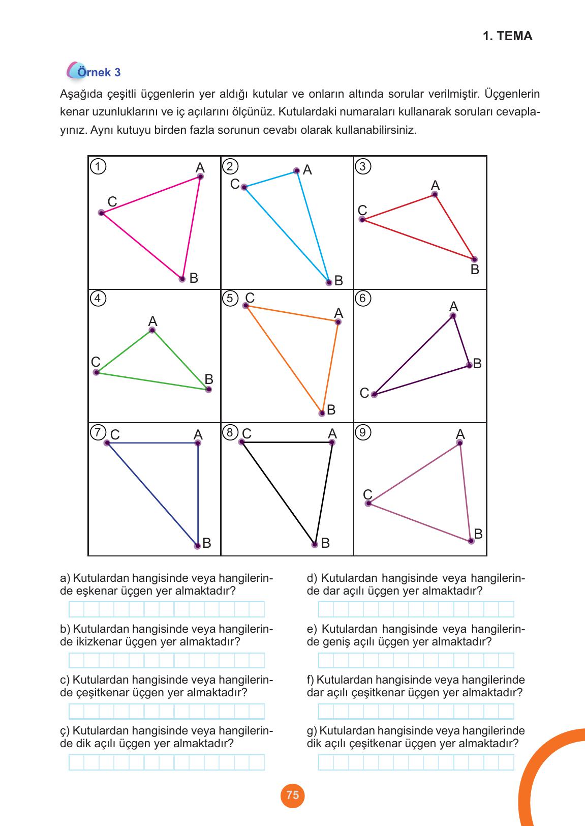 5. Sınıf Meb Yayınları Matematik Ders Kitabı Sayfa 75 Cevapları