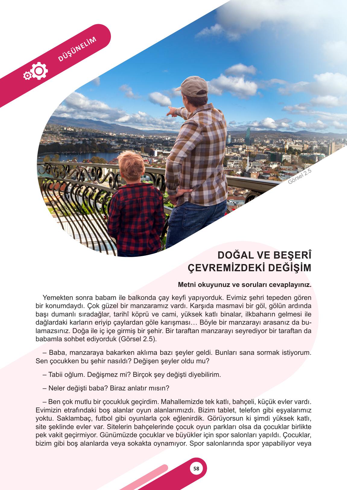 5. Sınıf Meb Yayınları Sosyal Bilgiler Ders Kitabı Sayfa 58 Cevapları