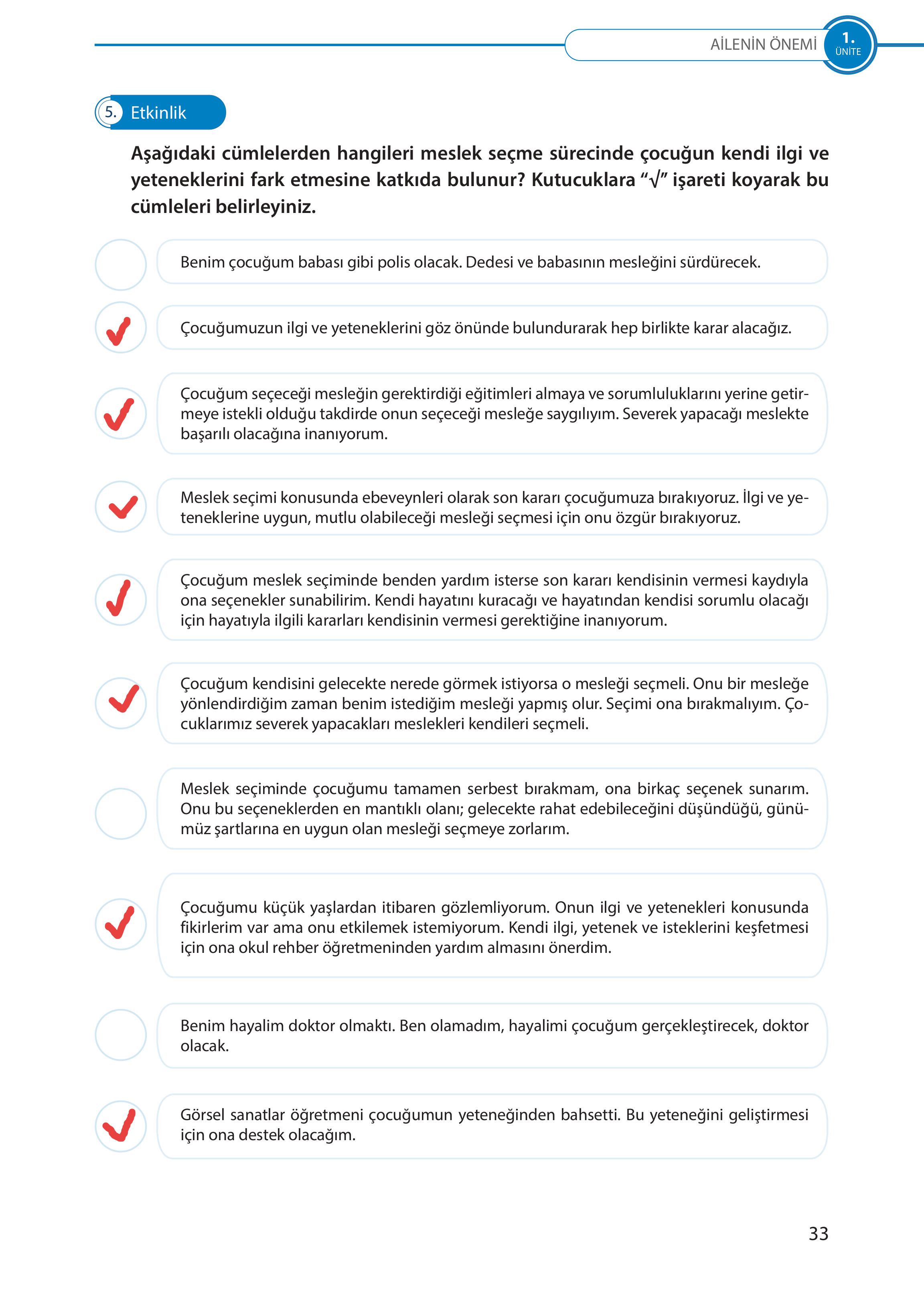 5. Sınıf Meb Yayınları Türk Sosyal Hayatında Aile Ders Kitabı Sayfa 33 Cevapları 5. Sınıf Meb Yayınları Türk Sosyal Hayatında Aile Ders Kitabı Sayfa 33 Cevapları