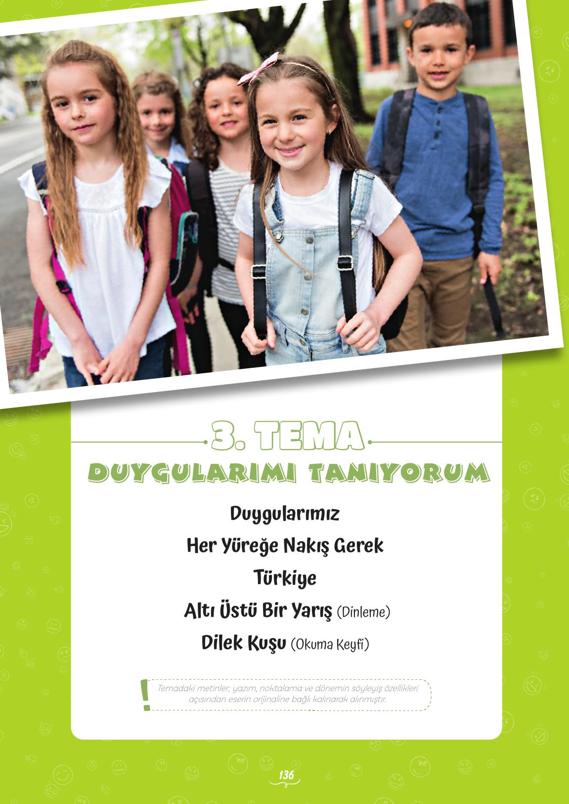 5. Sınıf Meb Yayınları Türkçe Ders Kitabı Sayfa 136 Cevapları