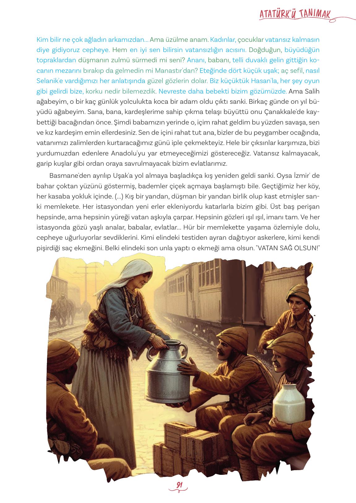 5. Sınıf Meb Yayınları Türkçe Ders Kitabı Sayfa 91 Cevapları