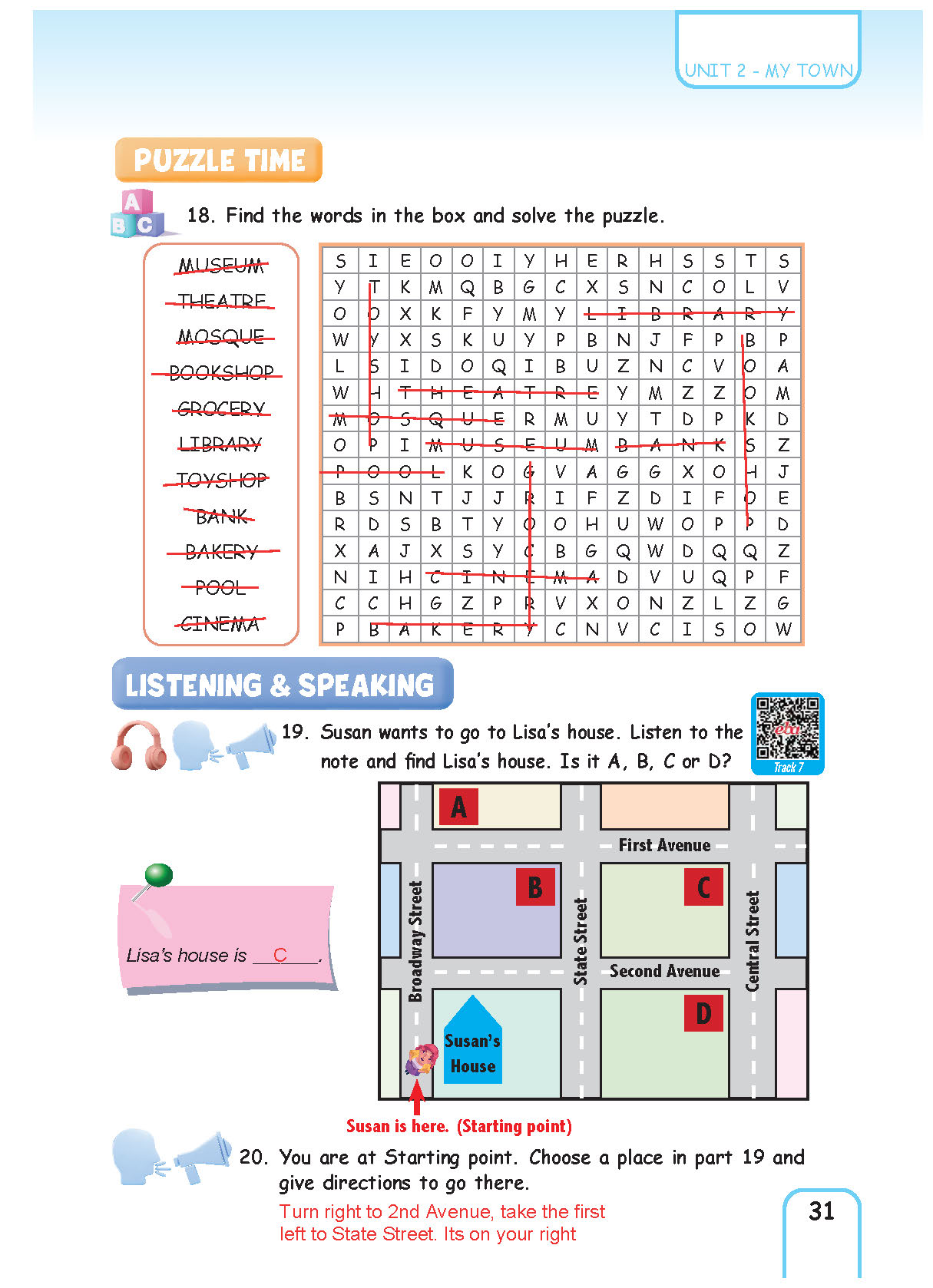 5. Sınıf Pasifik Yayınları İngilizce Ders Kitabı Sayfa 031 Cevapları