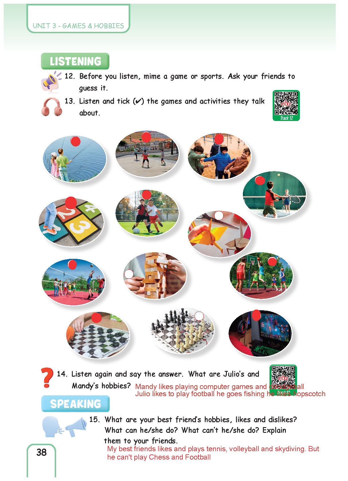 5. Sınıf Pasifik Yayınları İngilizce Ders Kitabı Sayfa 038 Cevapları