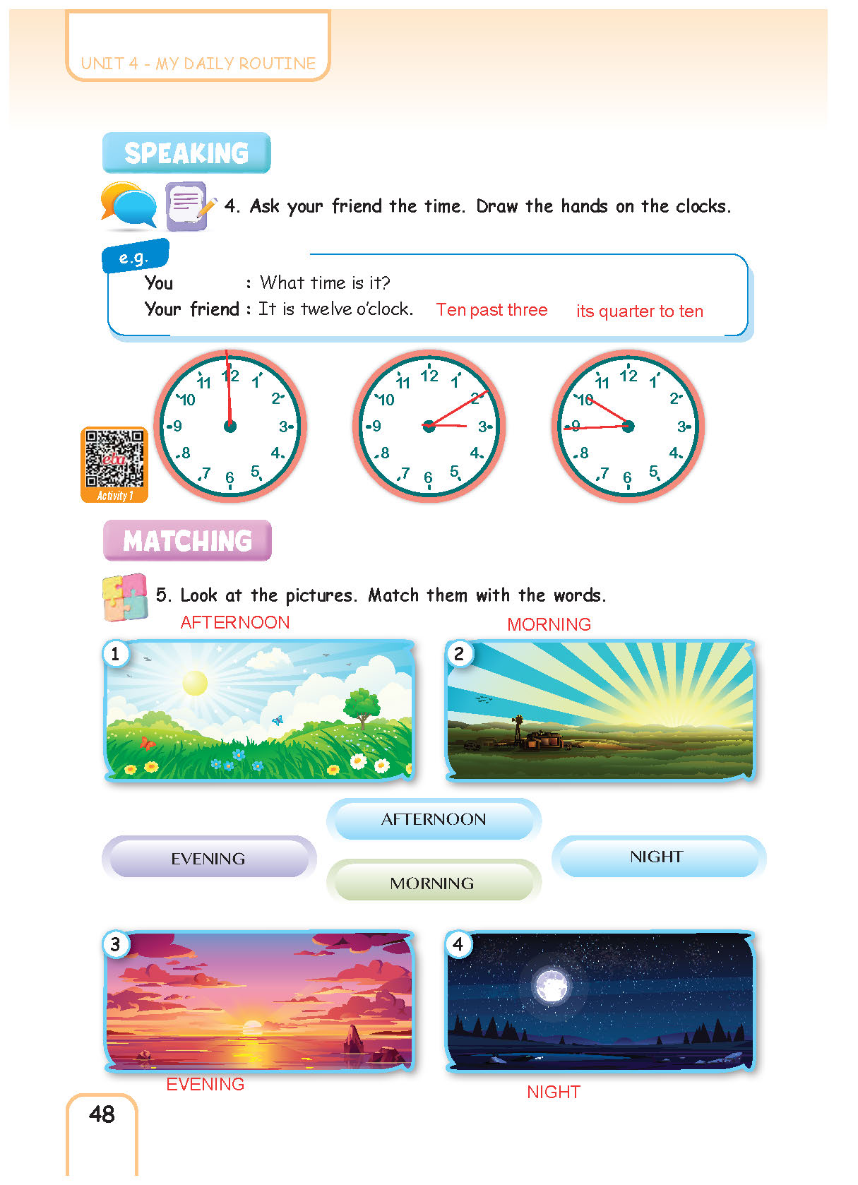 5. Sınıf Pasifik Yayınları İngilizce Ders Kitabı Sayfa 048 Cevapları